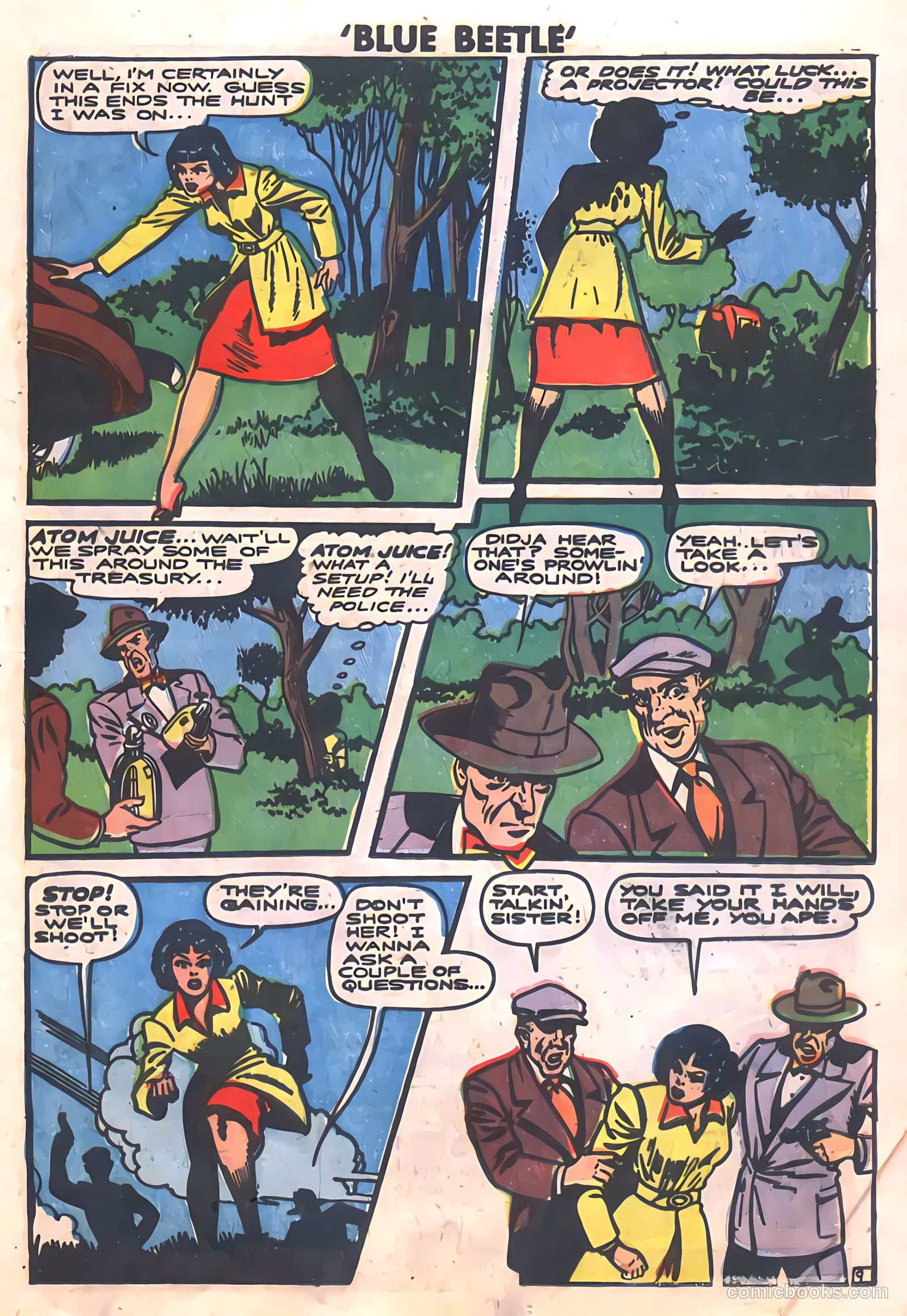The Blue Beetle #19 — page 21 of 36