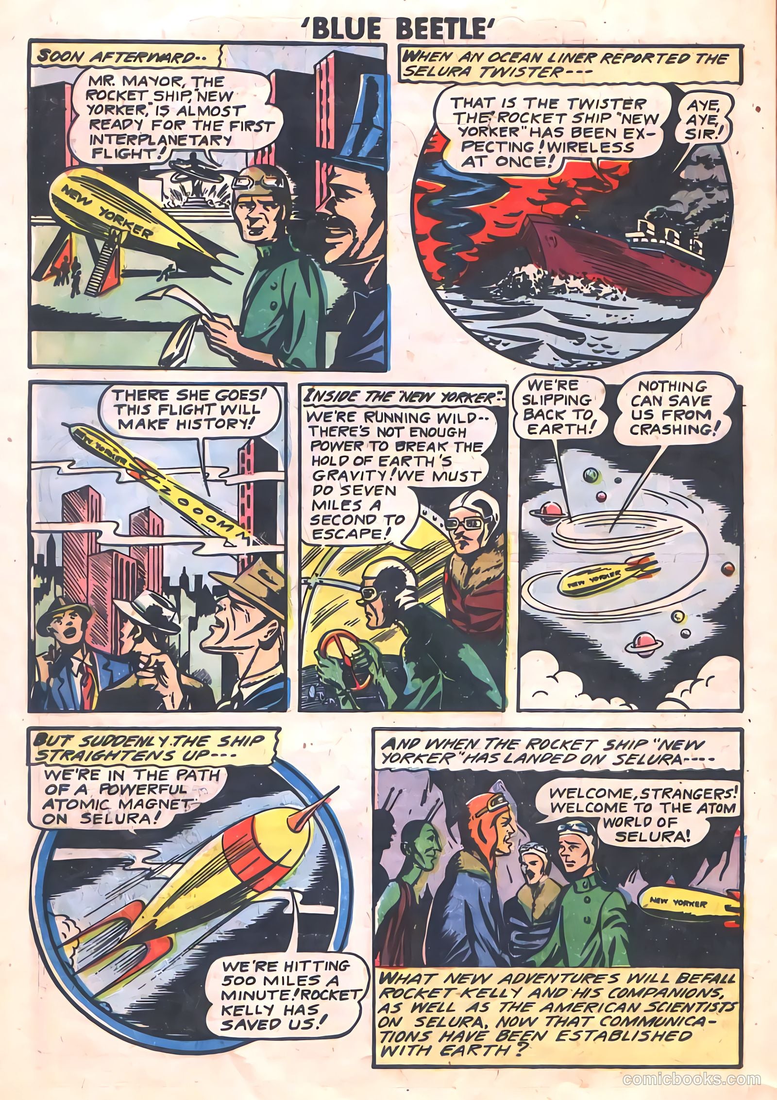 The Blue Beetle #19 — page 32 of 36