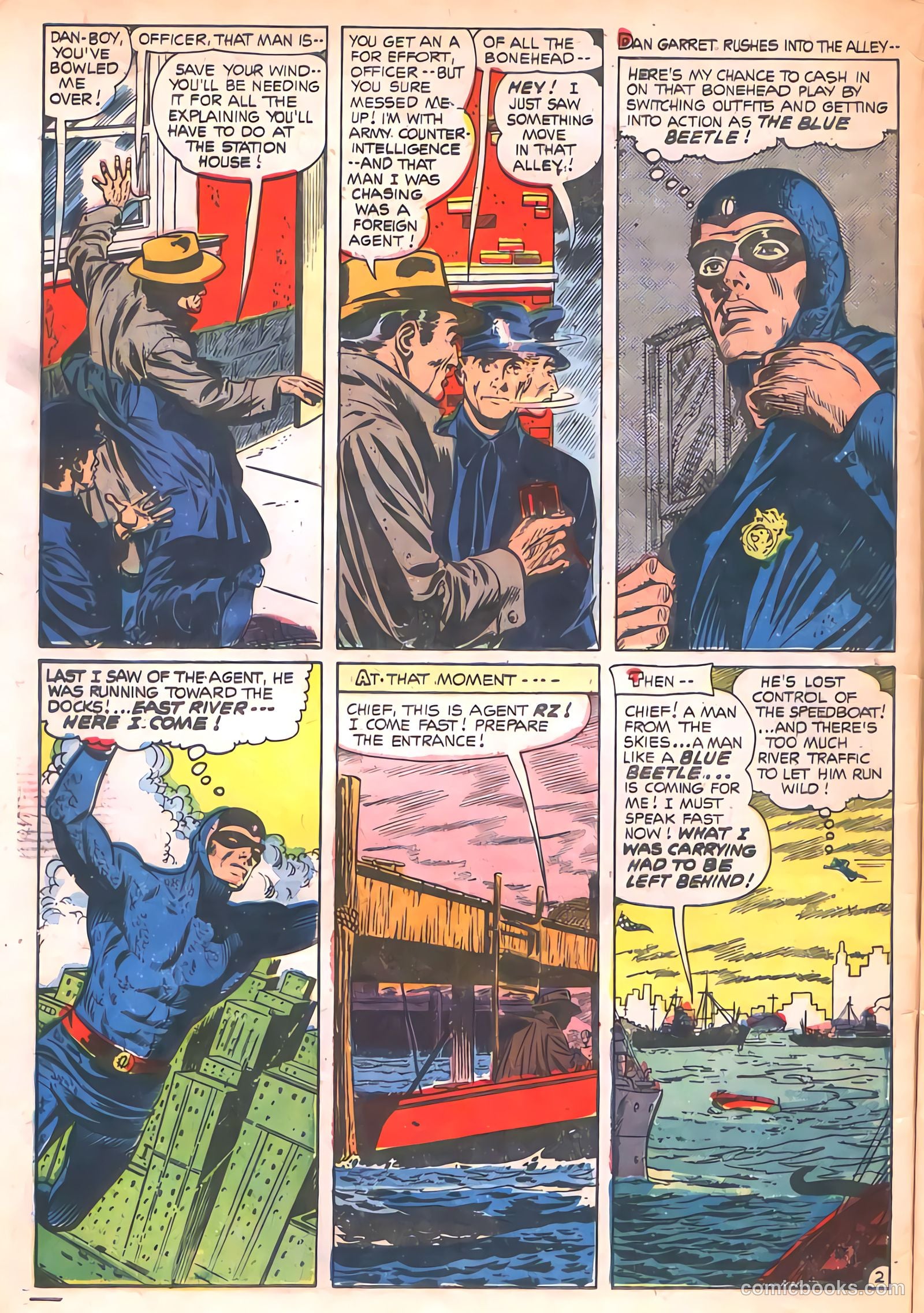 The Blue Beetle #20 — page 4 of 36