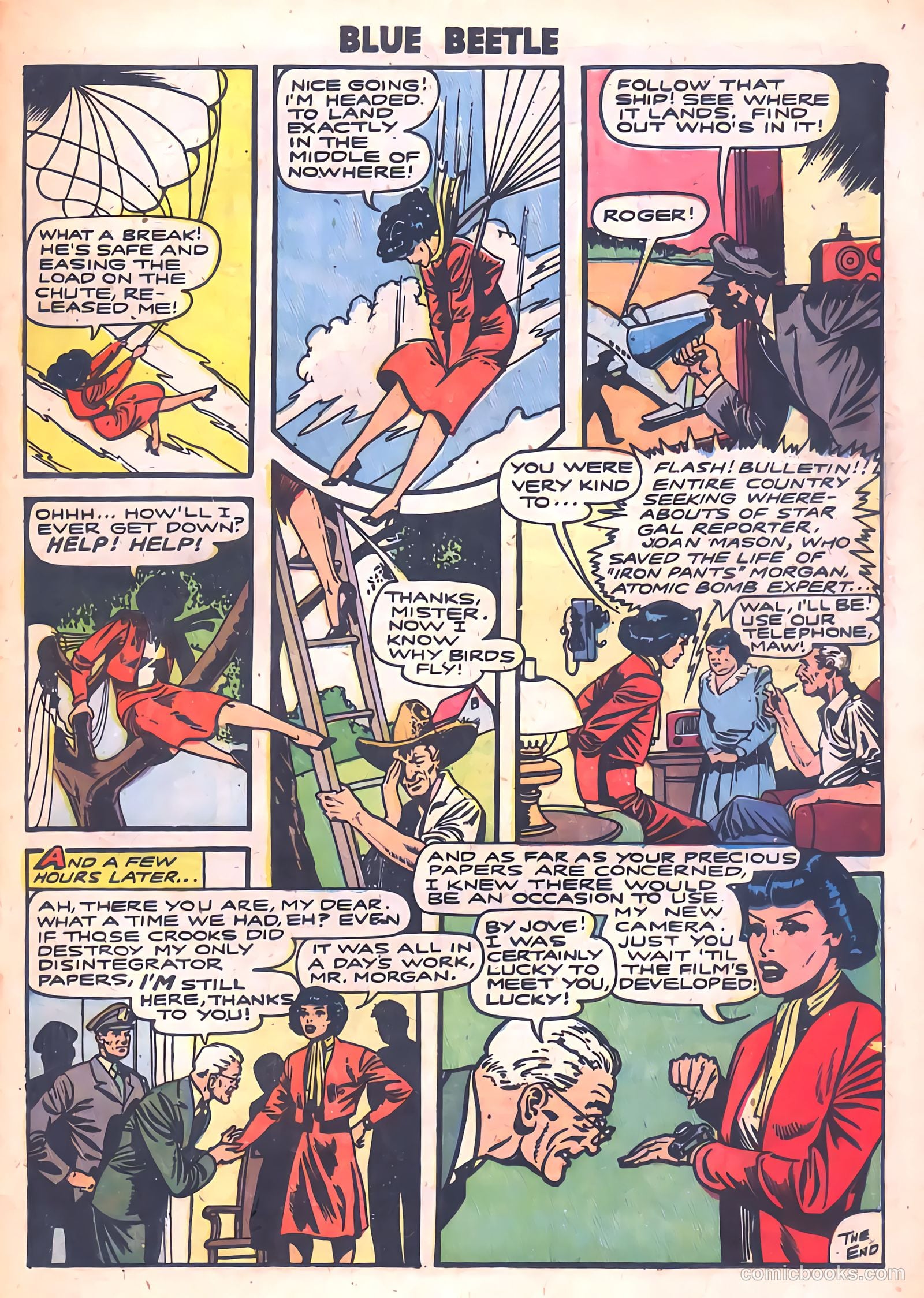 The Blue Beetle #20 — page 21 of 36