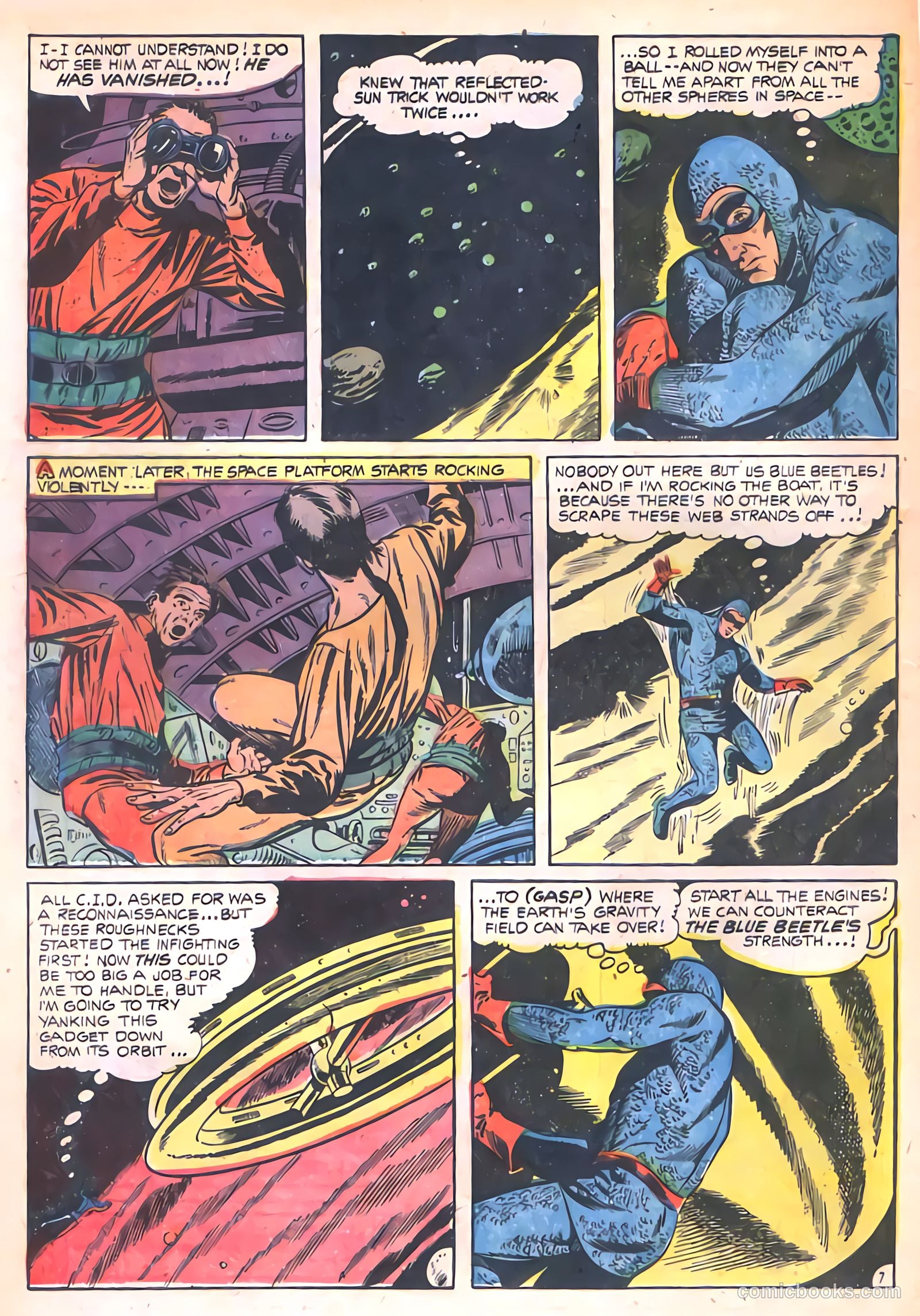 The Blue Beetle #20 — page 32 of 36
