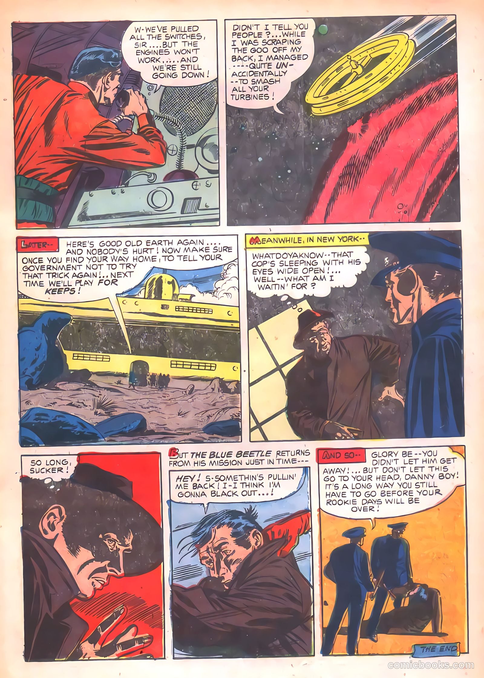 The Blue Beetle #20 — page 33 of 36