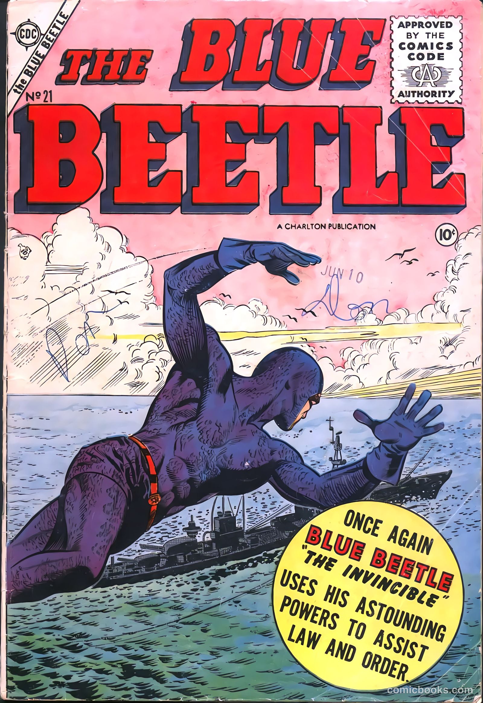 The Blue Beetle #21 — page 1 of 36