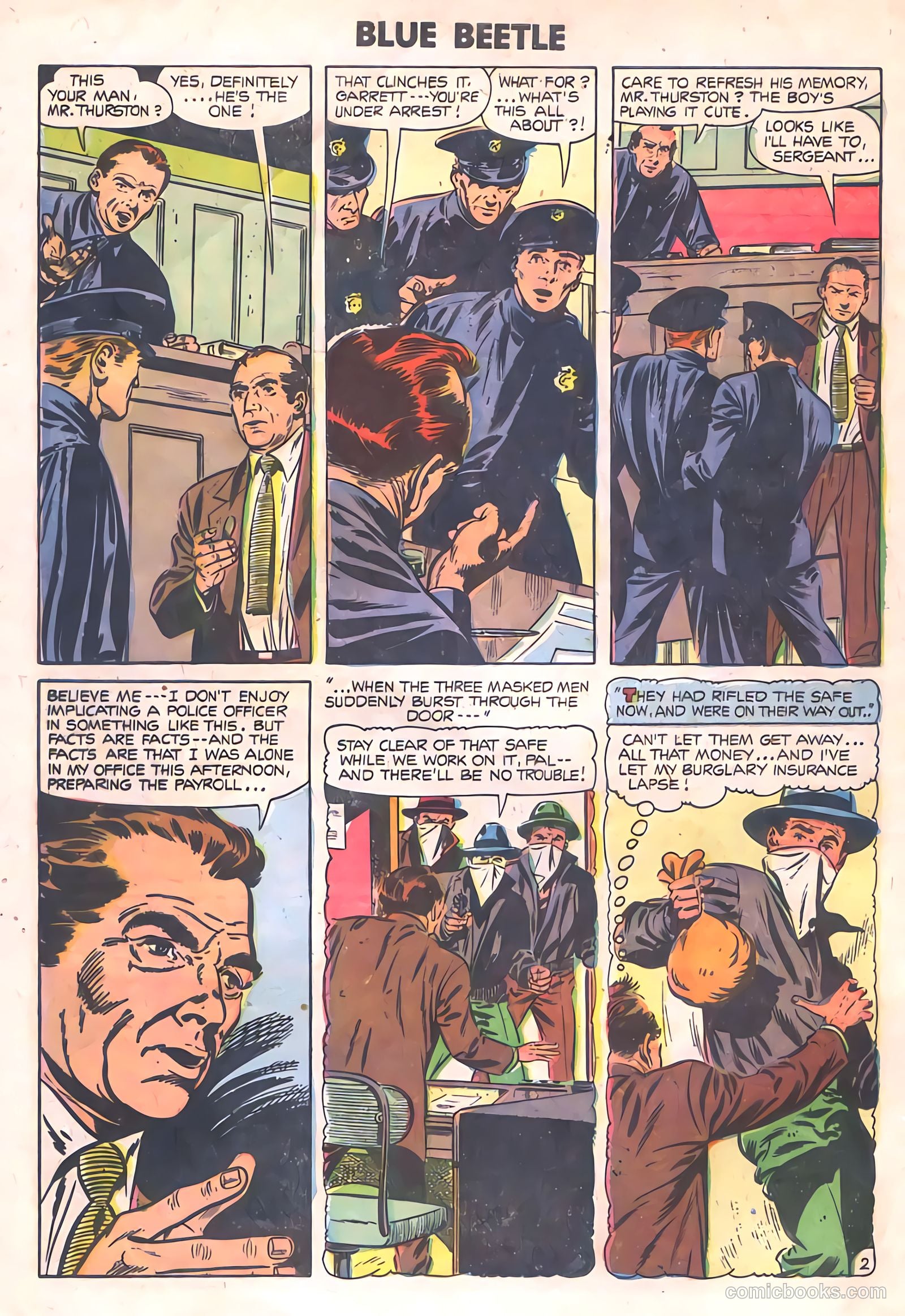 The Blue Beetle #21 — page 4 of 36
