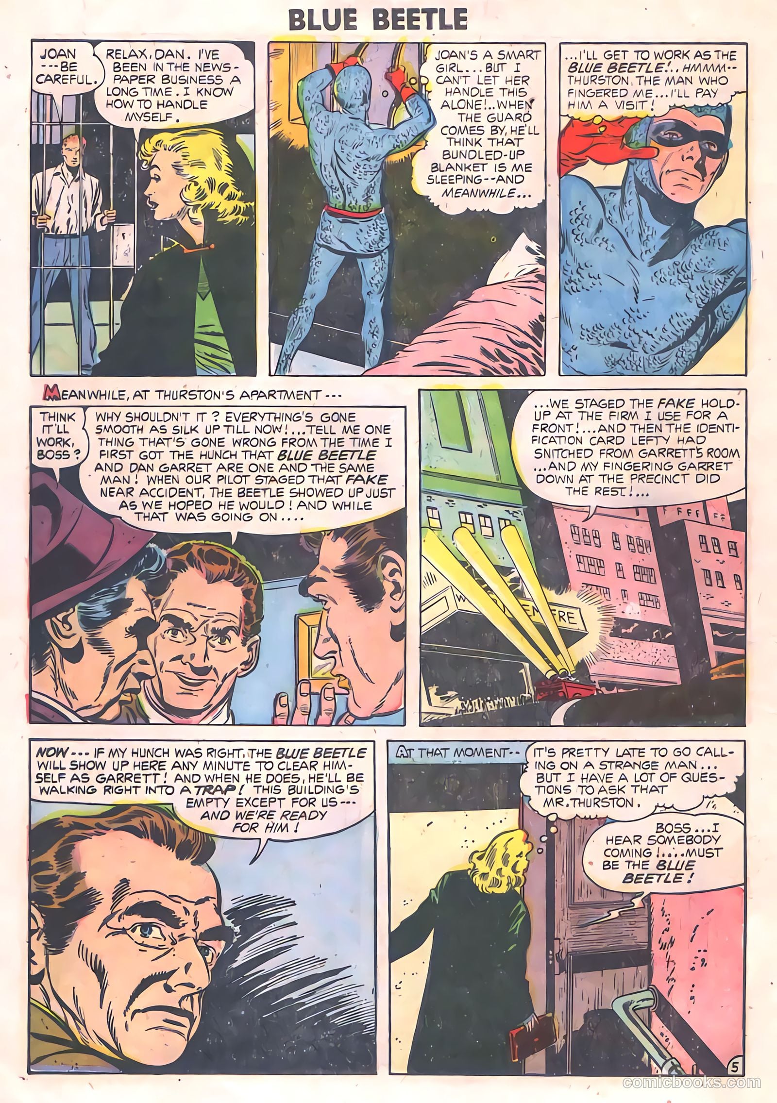The Blue Beetle #21 — page 8 of 36