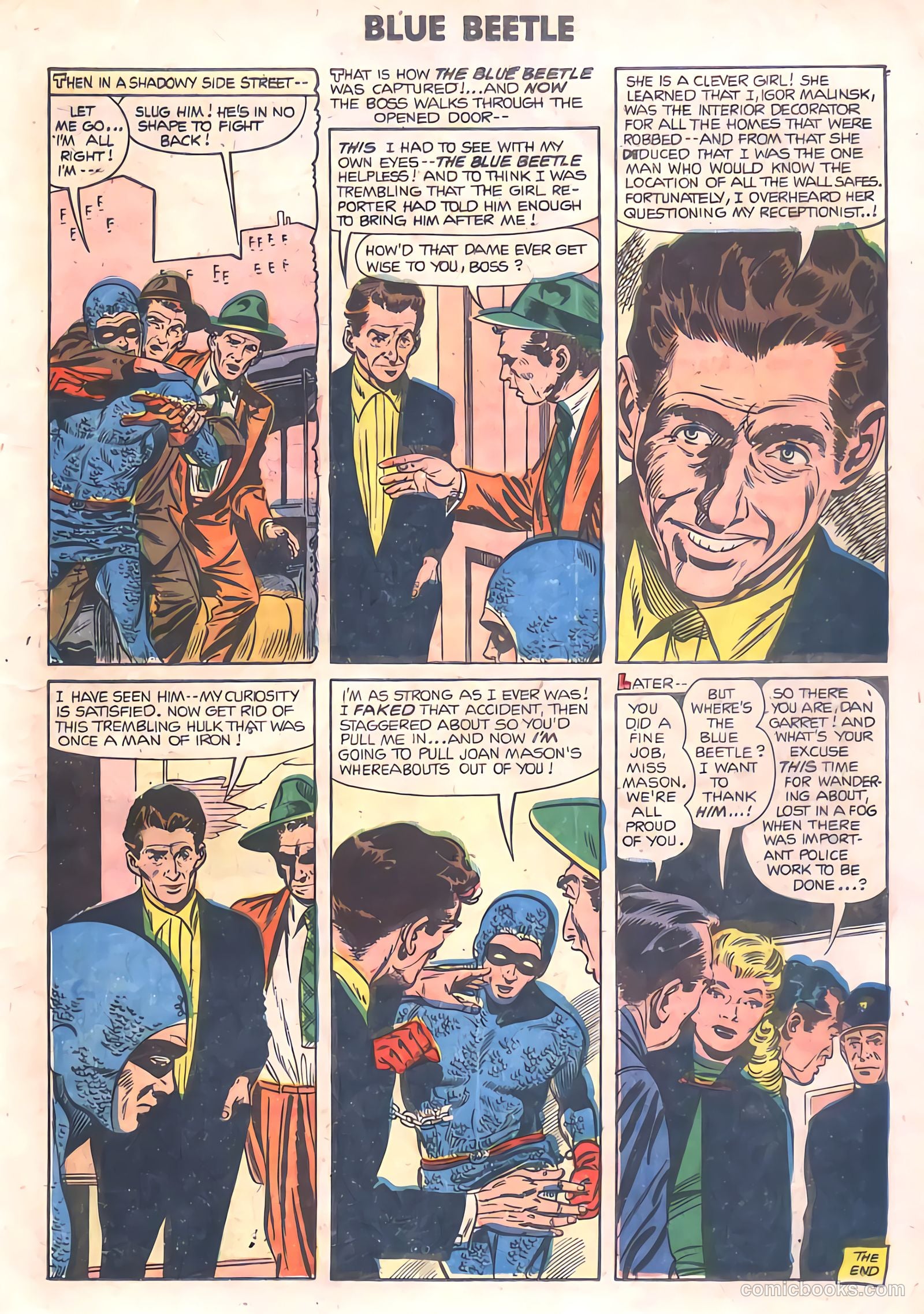 The Blue Beetle #21 — page 19 of 36