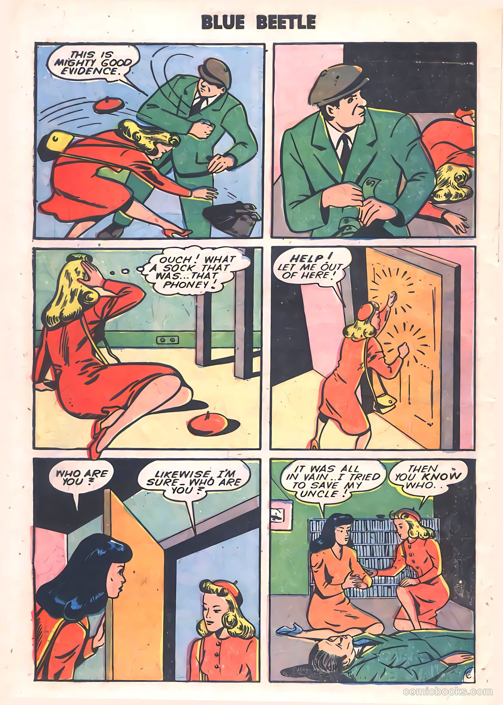 The Blue Beetle #21 — page 28 of 36