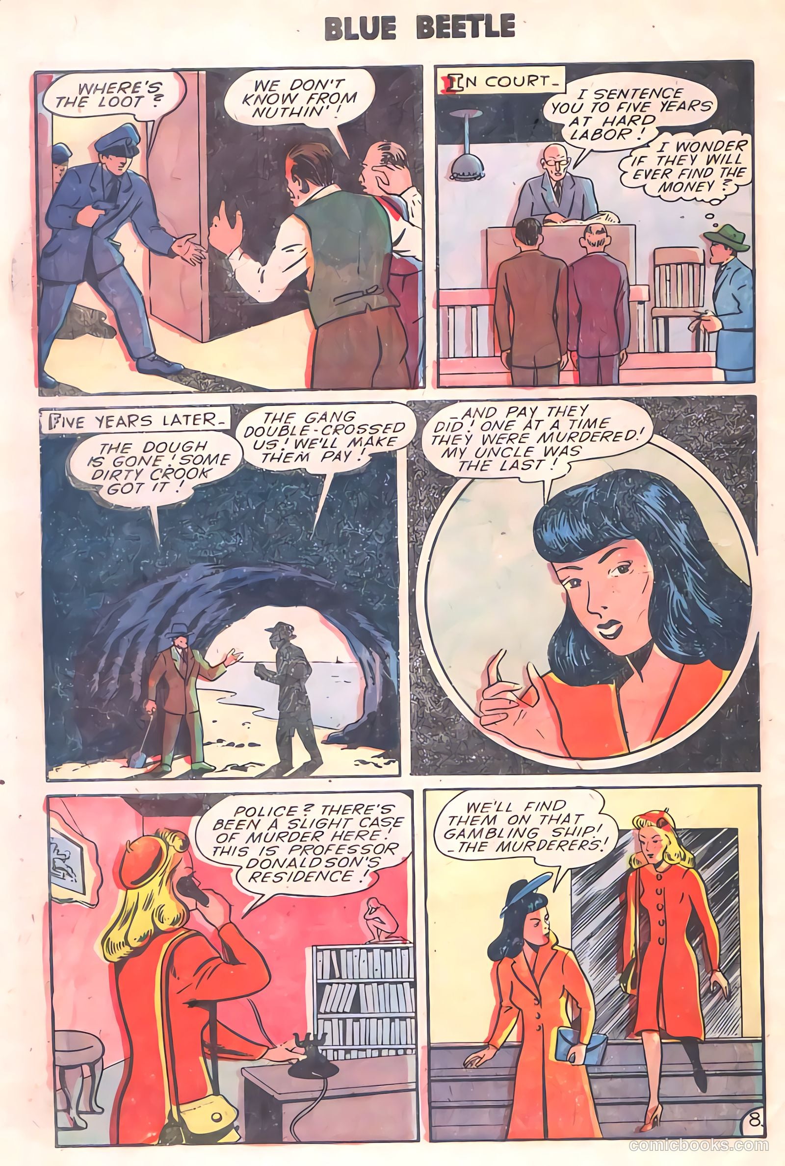 The Blue Beetle #21 — page 30 of 36