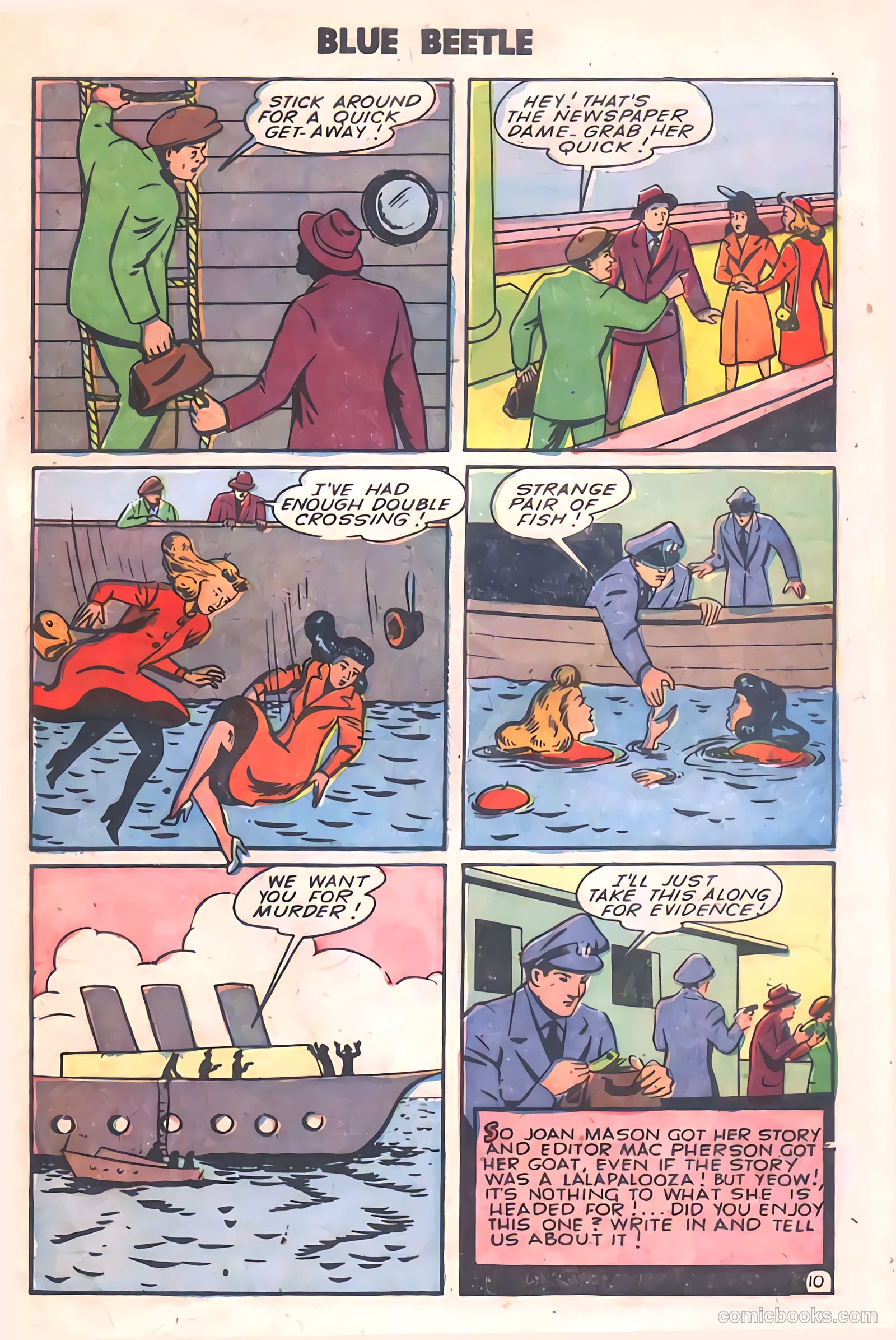 The Blue Beetle #21 — page 33 of 36