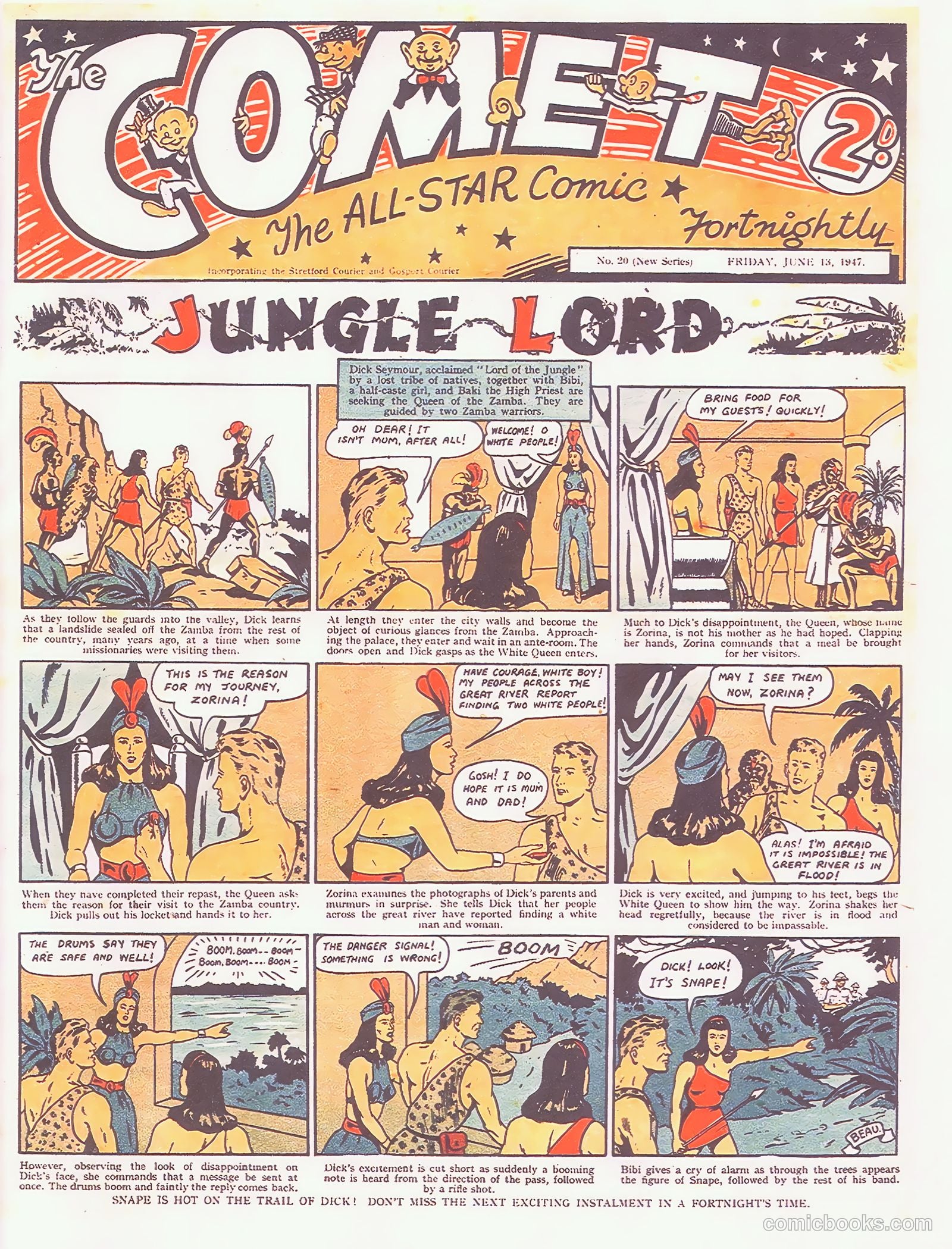 The Comet #20 — page 1 of 8