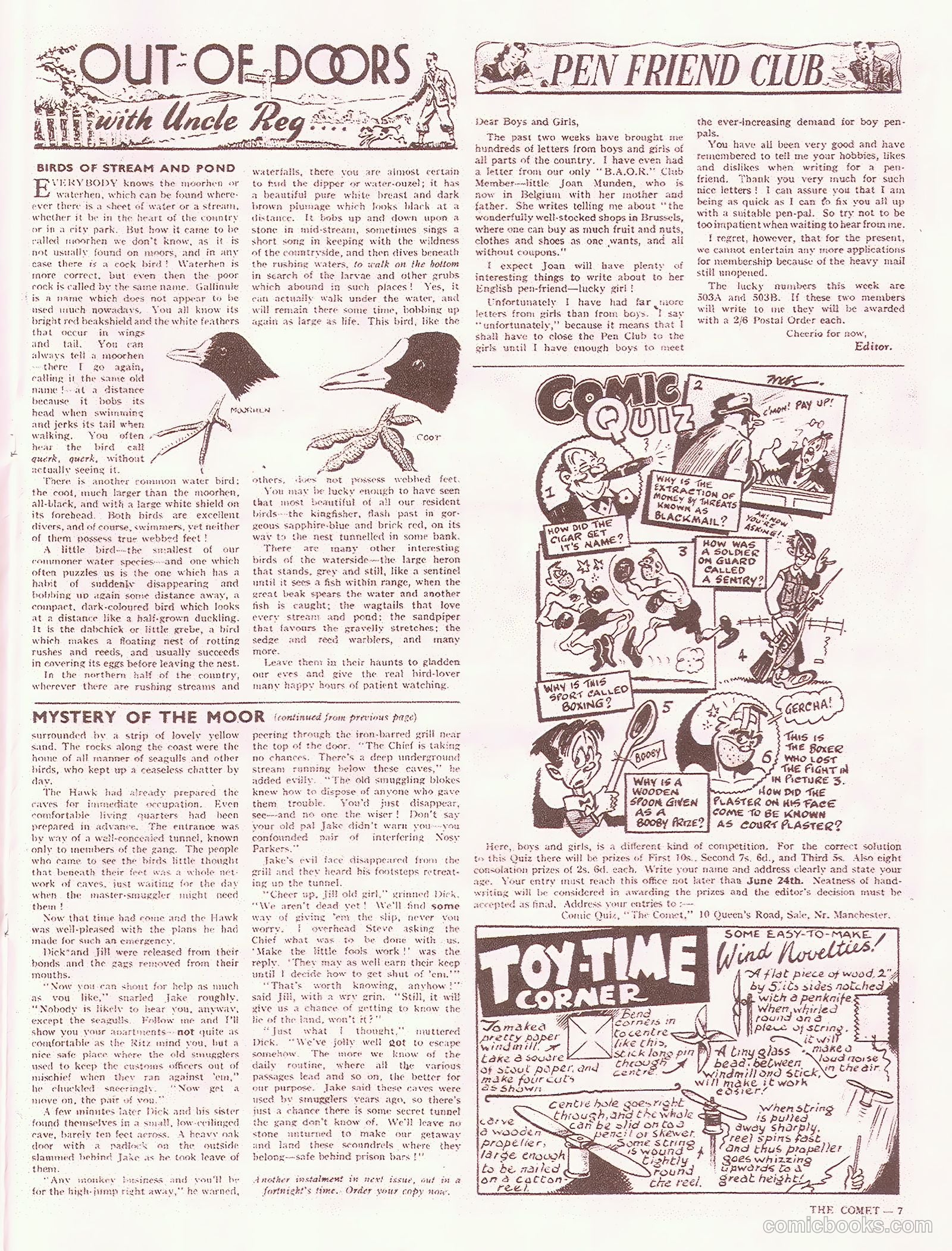 The Comet #20 — page 7 of 8