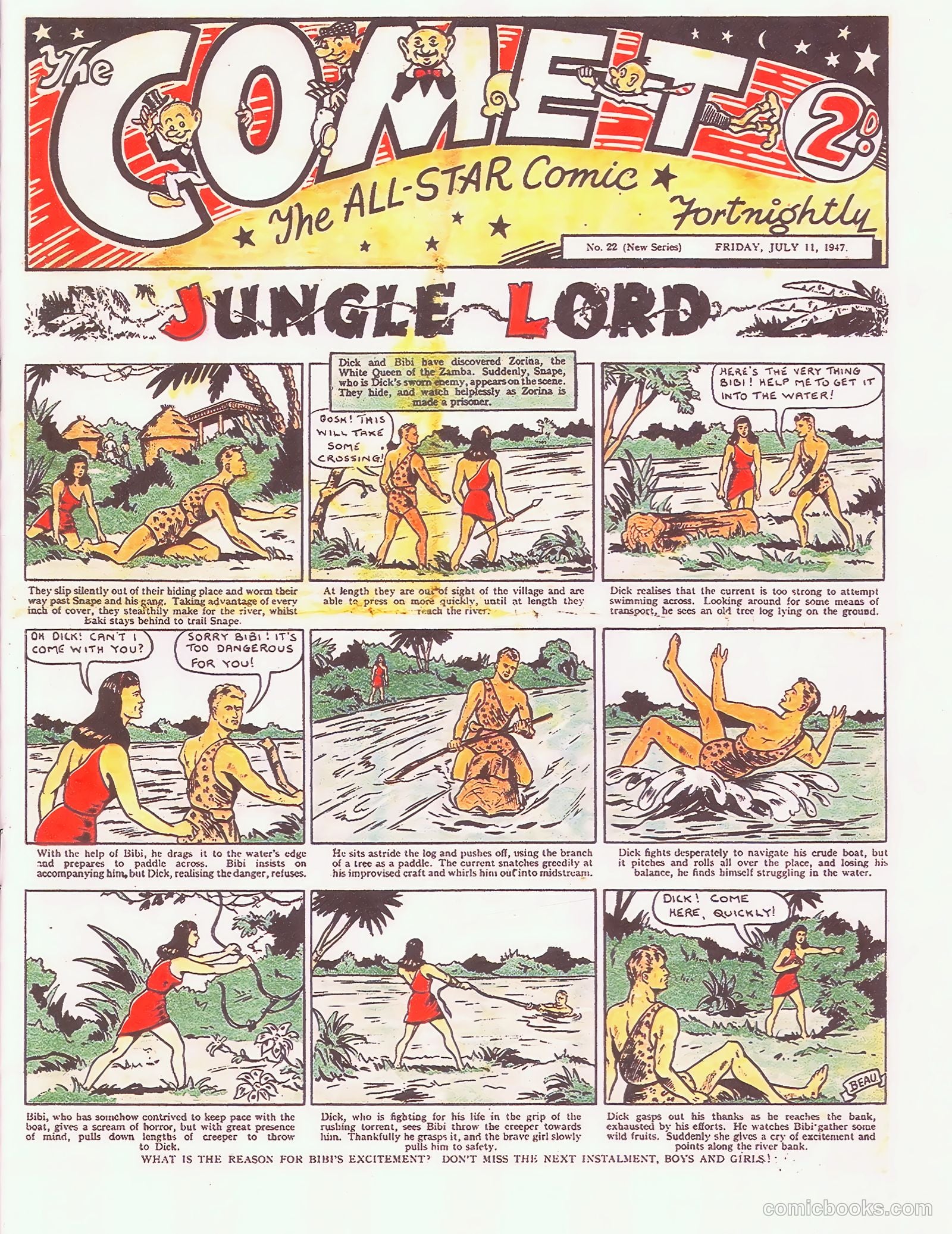 The Comet #22 — page 1 of 8