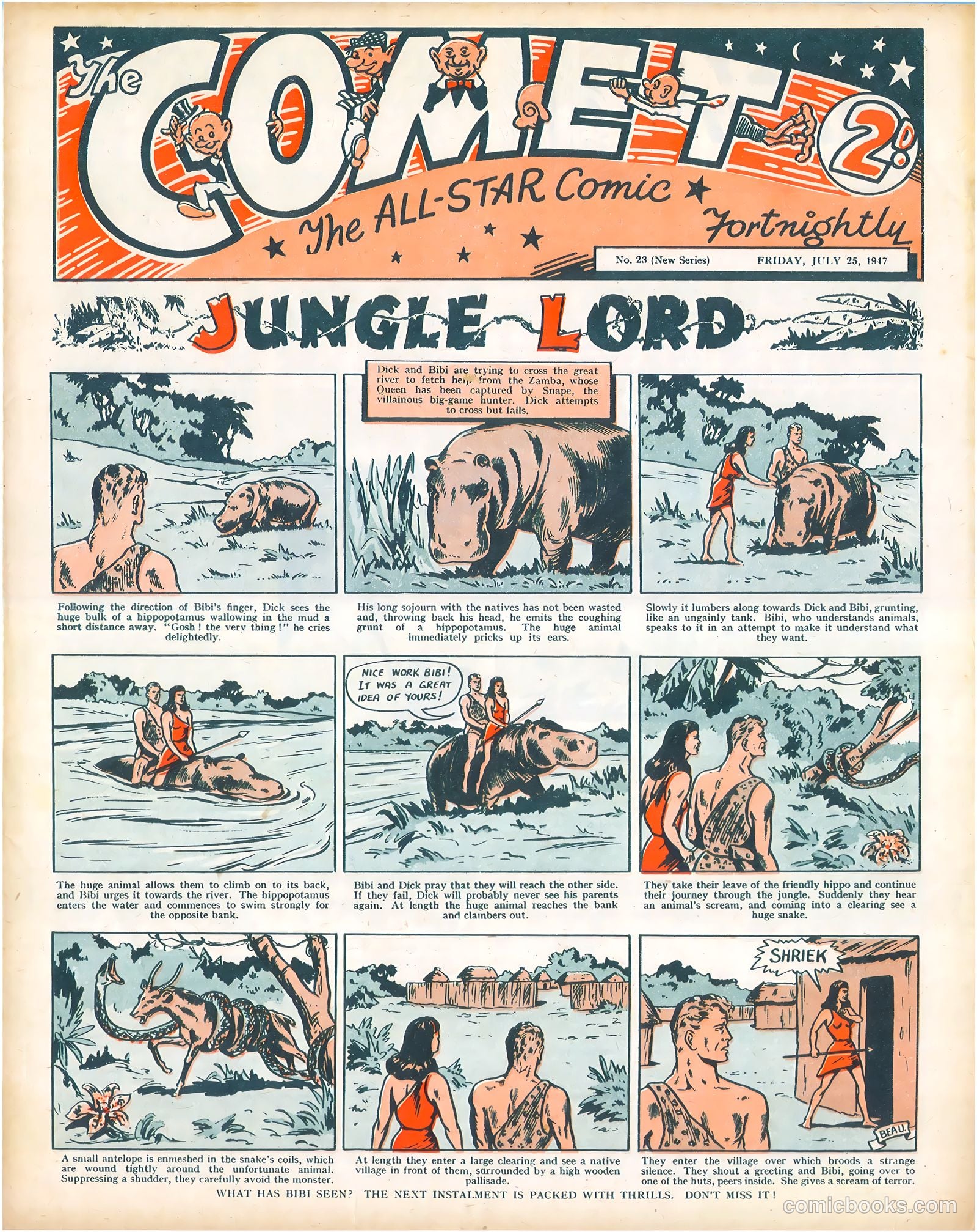 The Comet #23 — page 1 of 8
