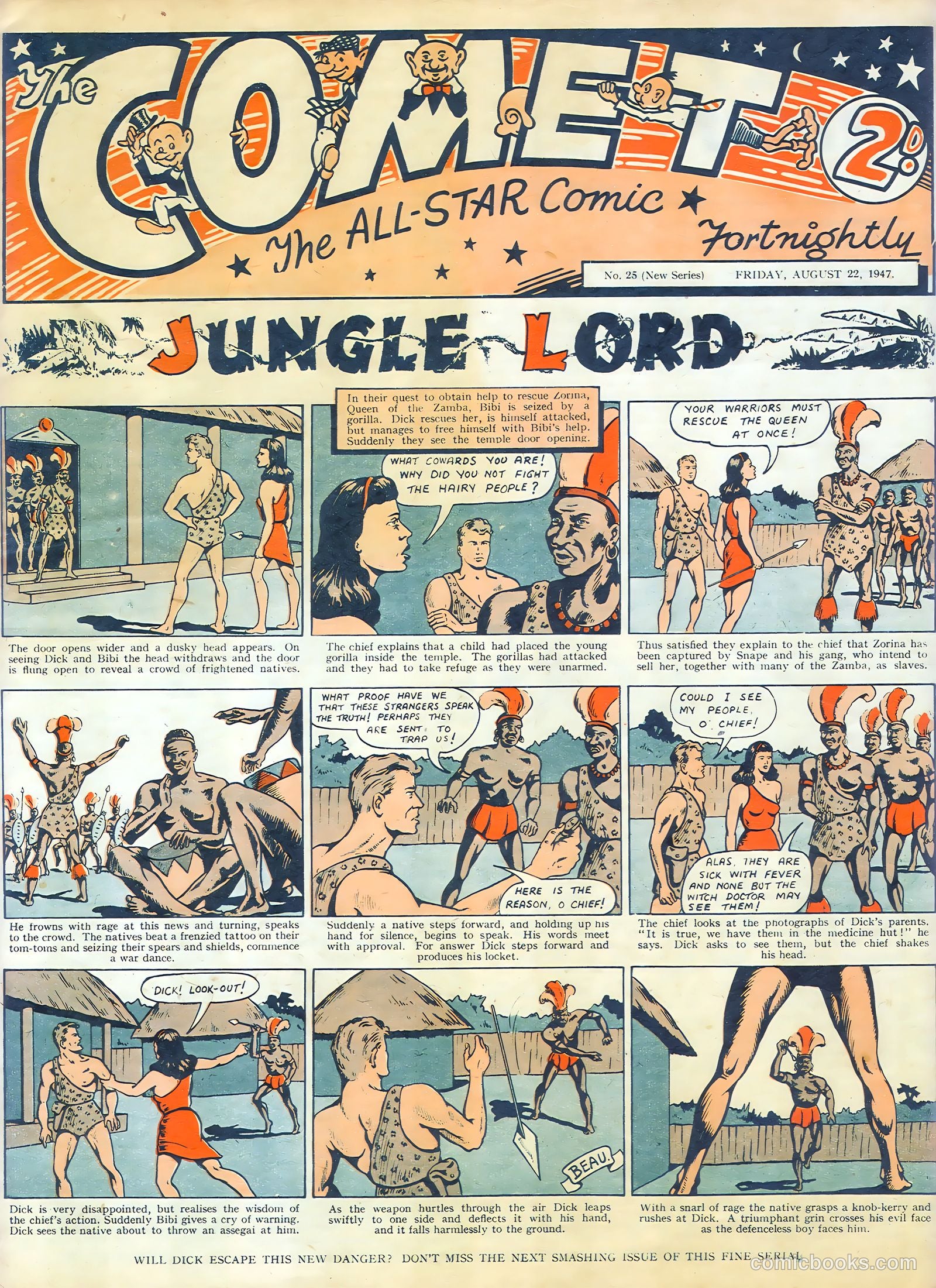 The Comet #25 — page 1 of 8