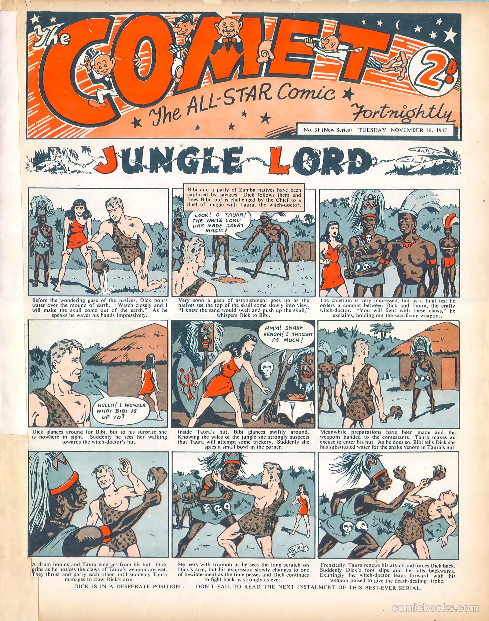 The Comet #31 — page 1 of 8
