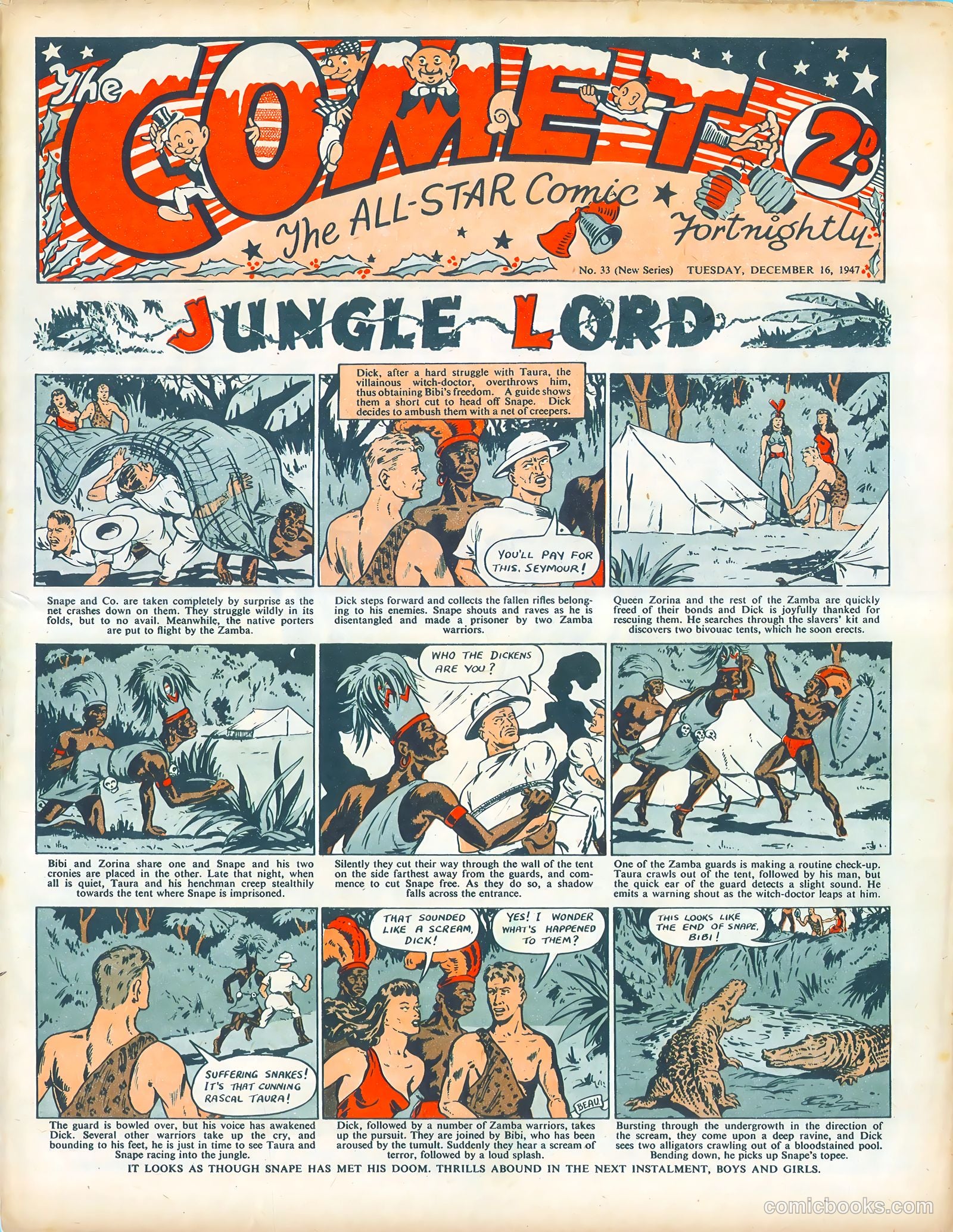 The Comet #33 — page 1 of 8