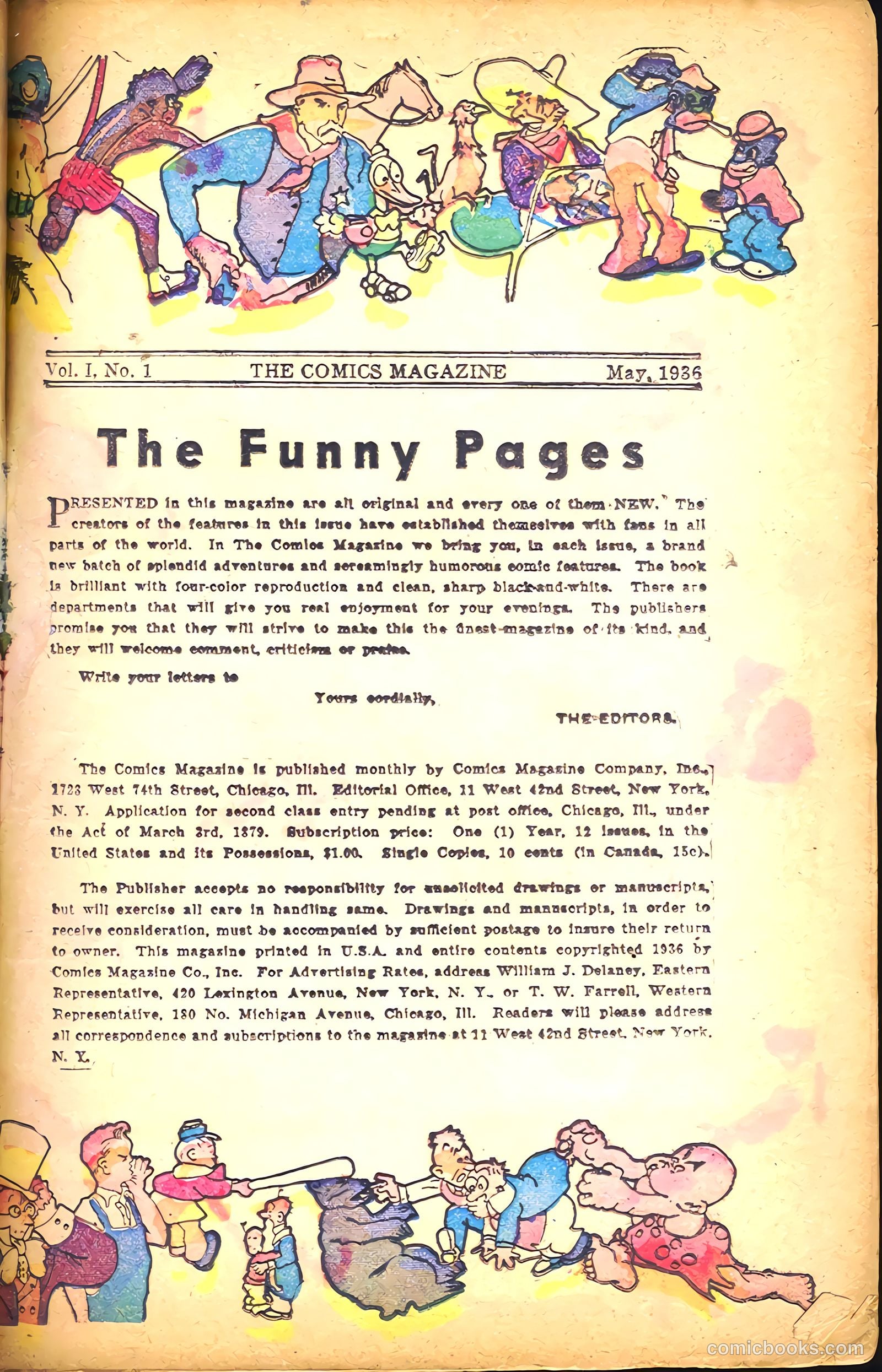 The Comics Magazine #1 — page 3 of 67