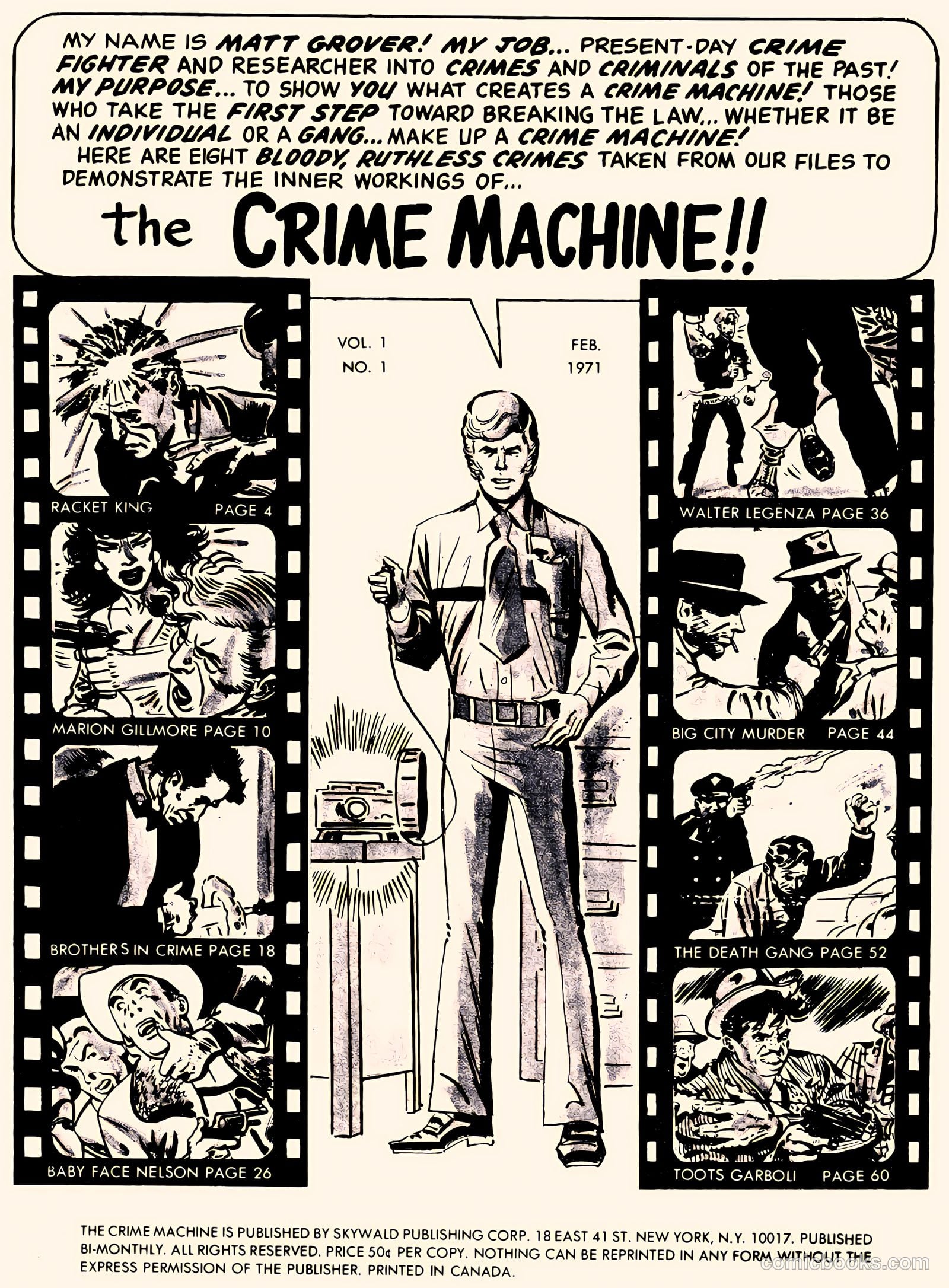 The Crime Machine #1 — page 3 of 68
