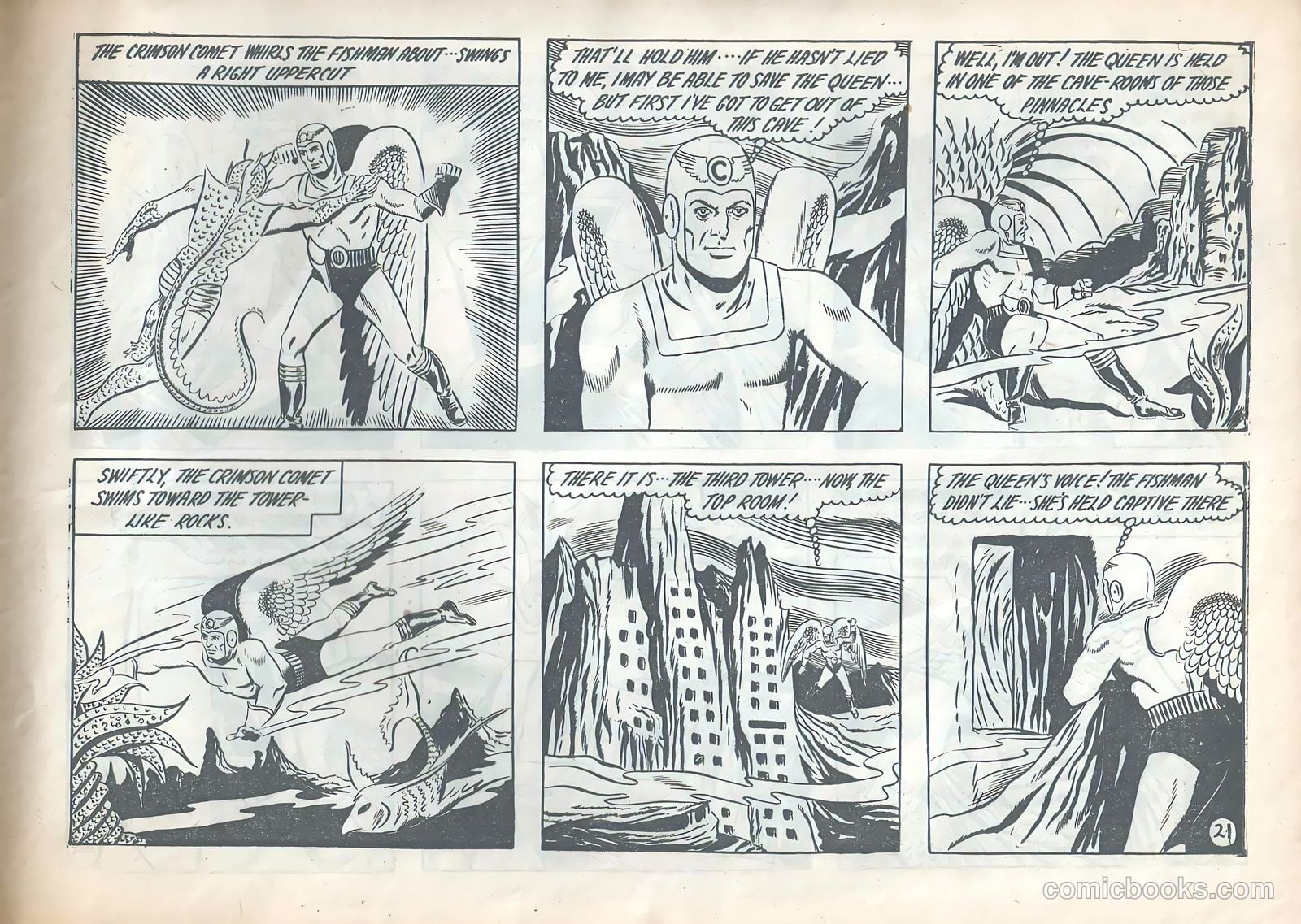 The Crimson Comet Comic #18 — page 21 of 28