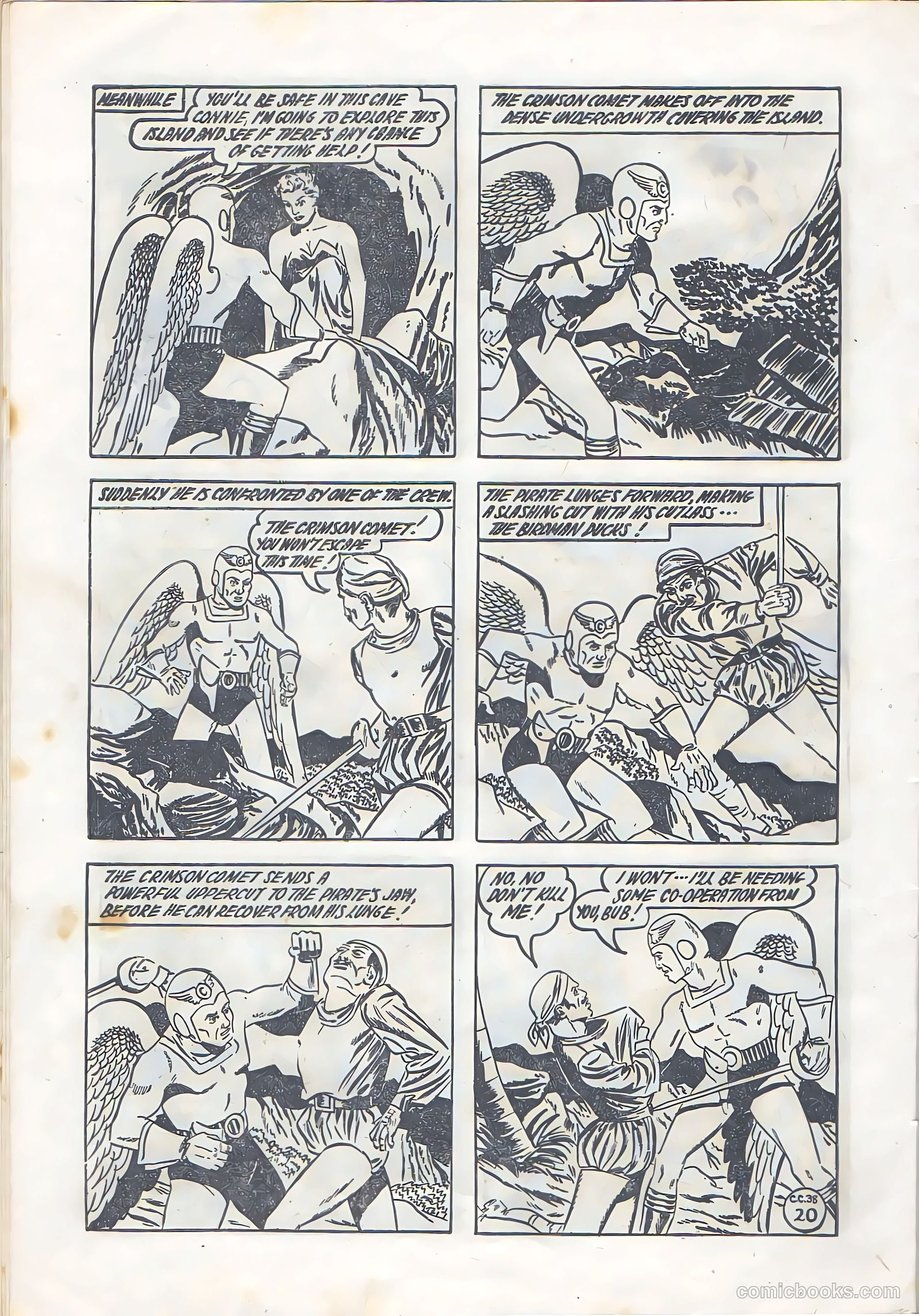 The Crimson Comet Comic #38 — page 20 of 28