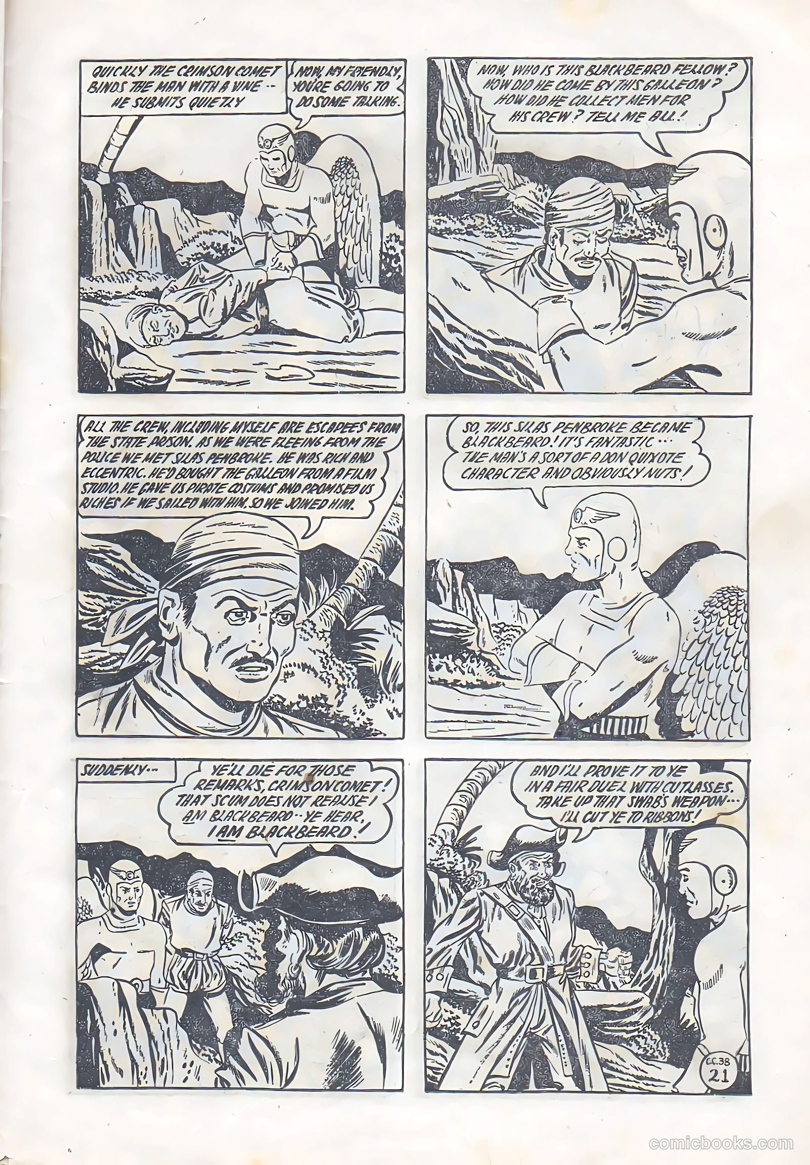 The Crimson Comet Comic #38 — page 21 of 28