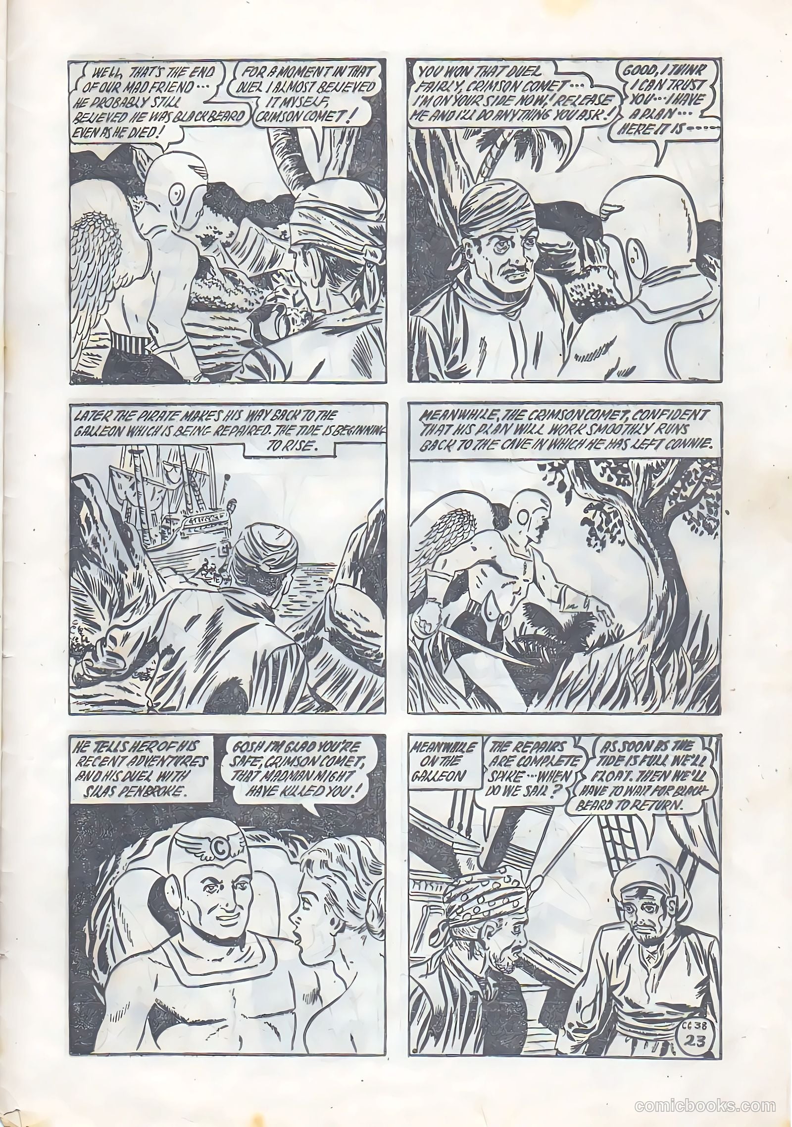 The Crimson Comet Comic #38 — page 23 of 28