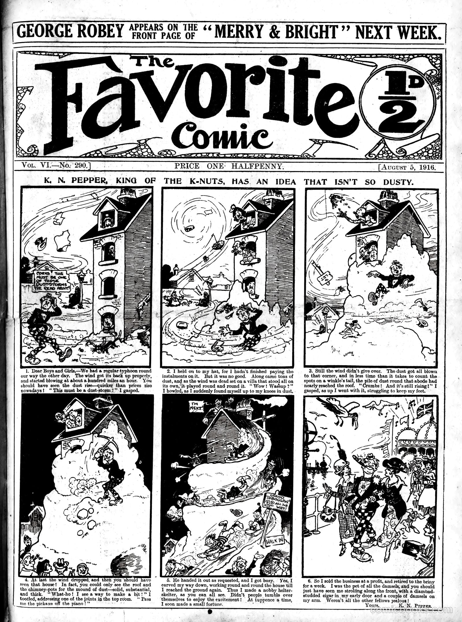 The Favorite Comic #290 — page 1 of 9