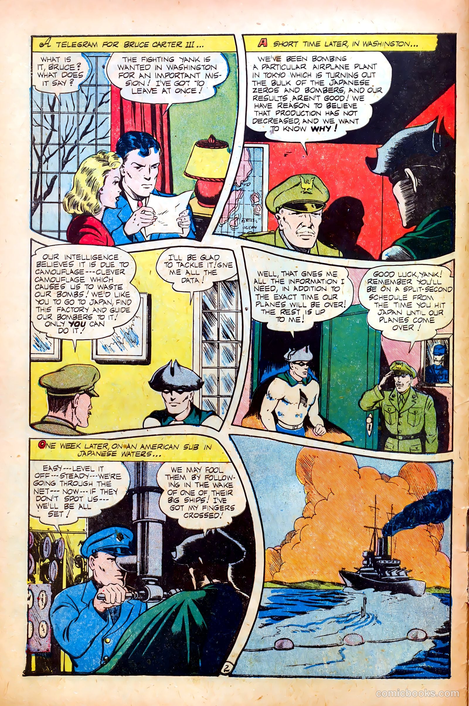 The Fighting Yank #14 — page 4 of 36