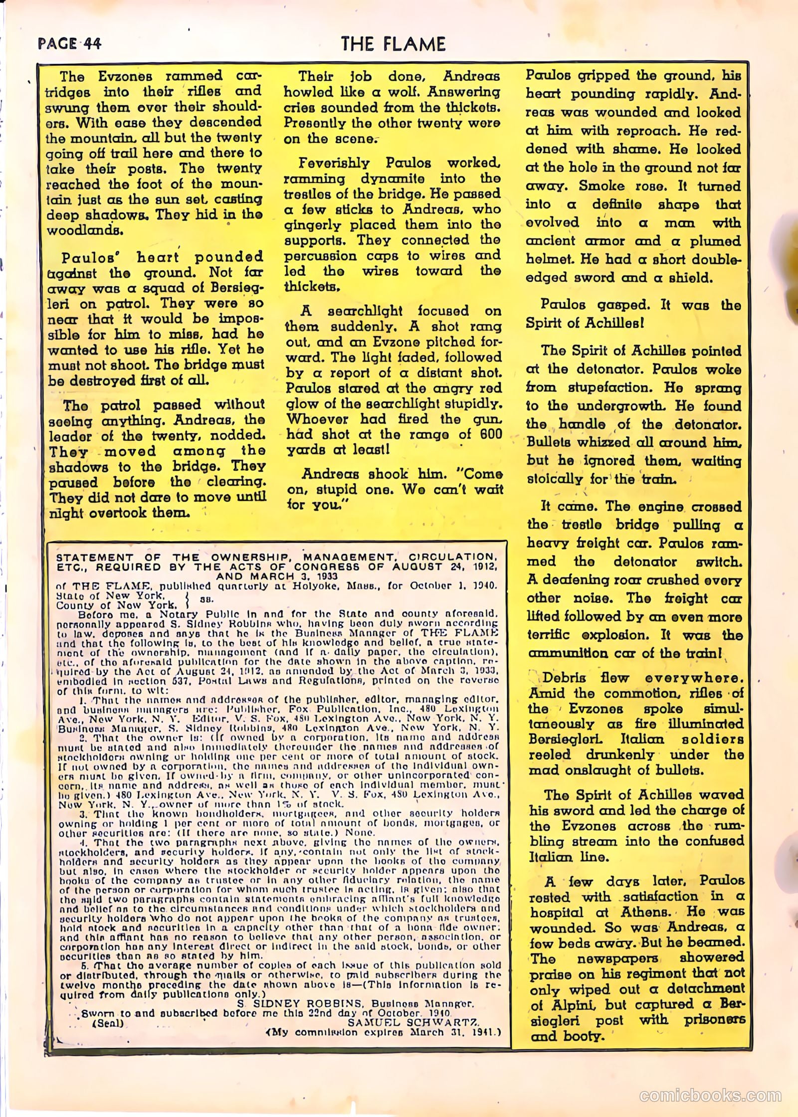 The Flame #4 — page 44 of 67