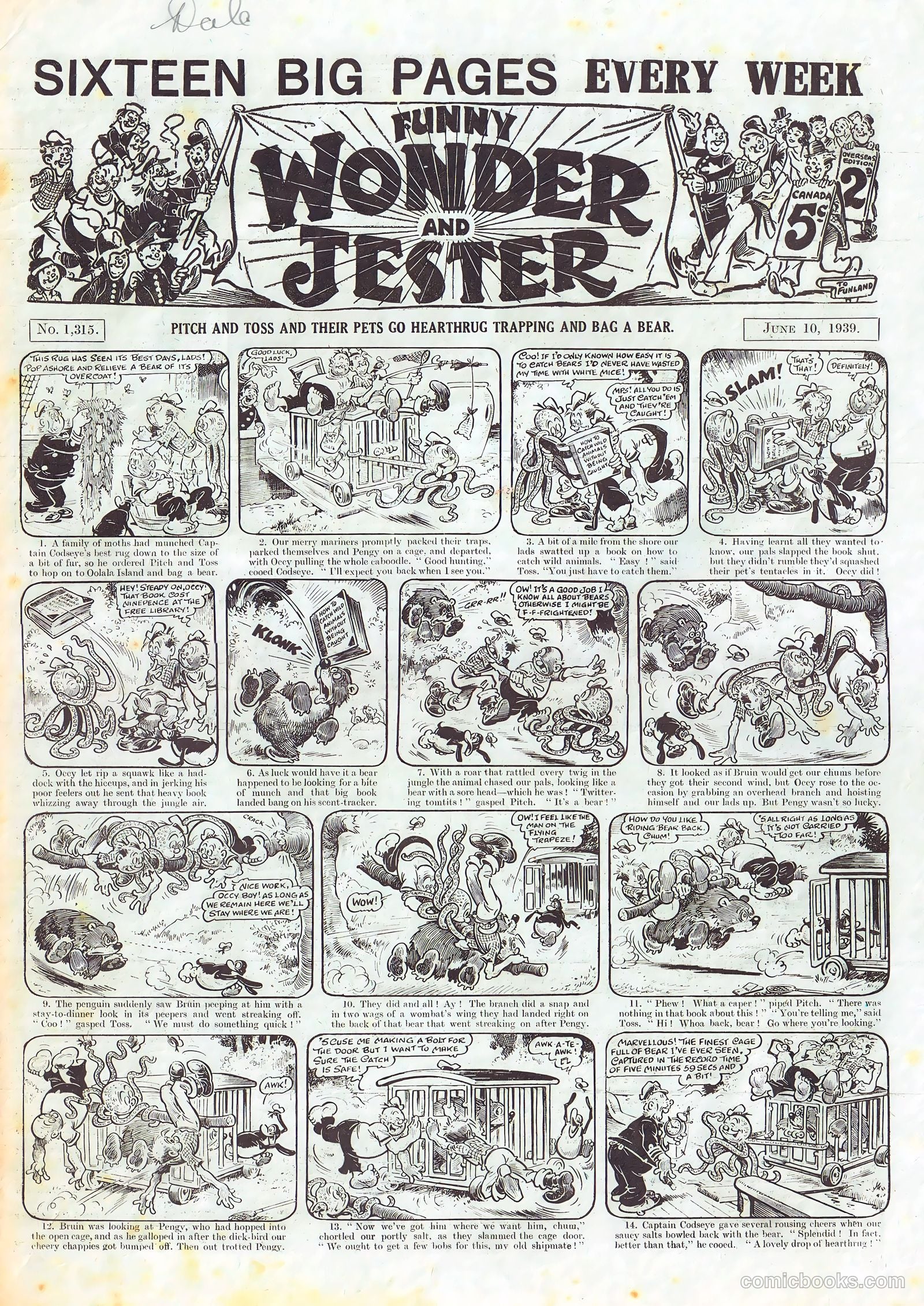 The Funny Wonder #1315 — page 1 of 7