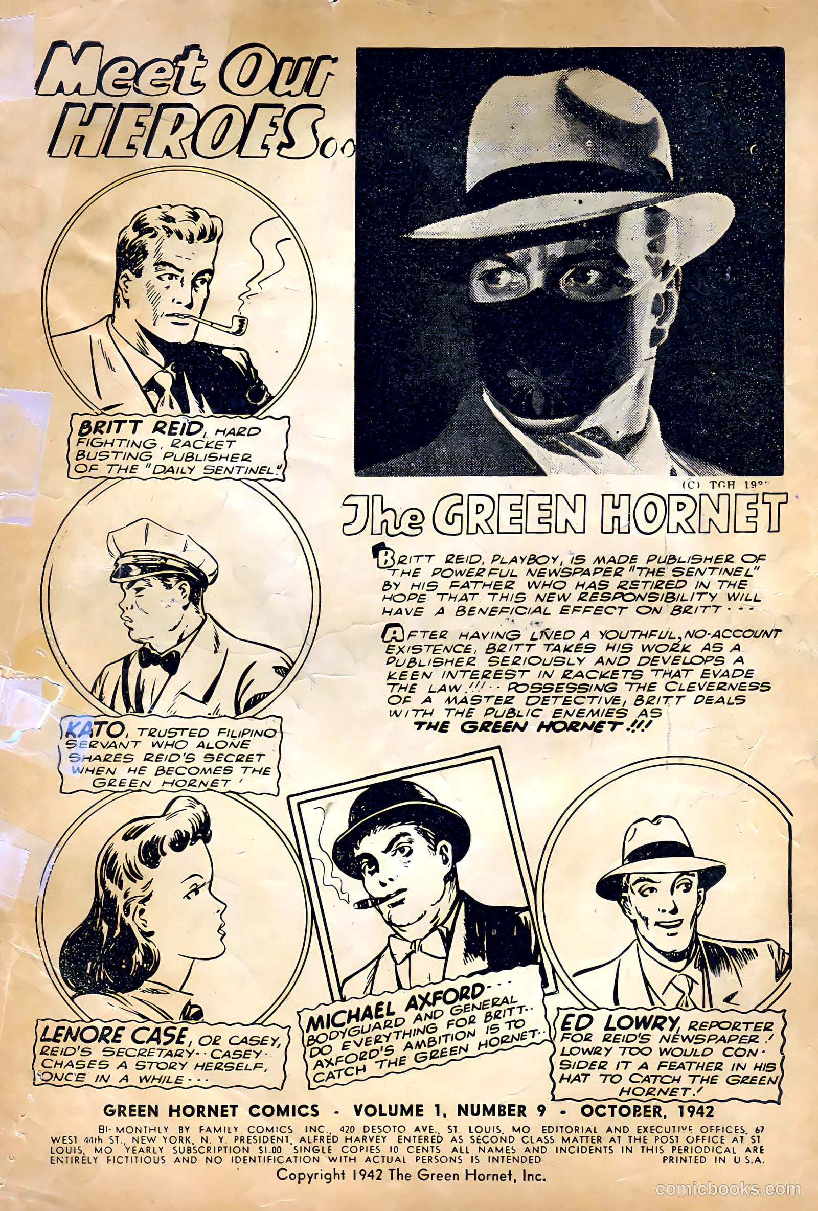 The Green Hornet #9 — page 2 of 49