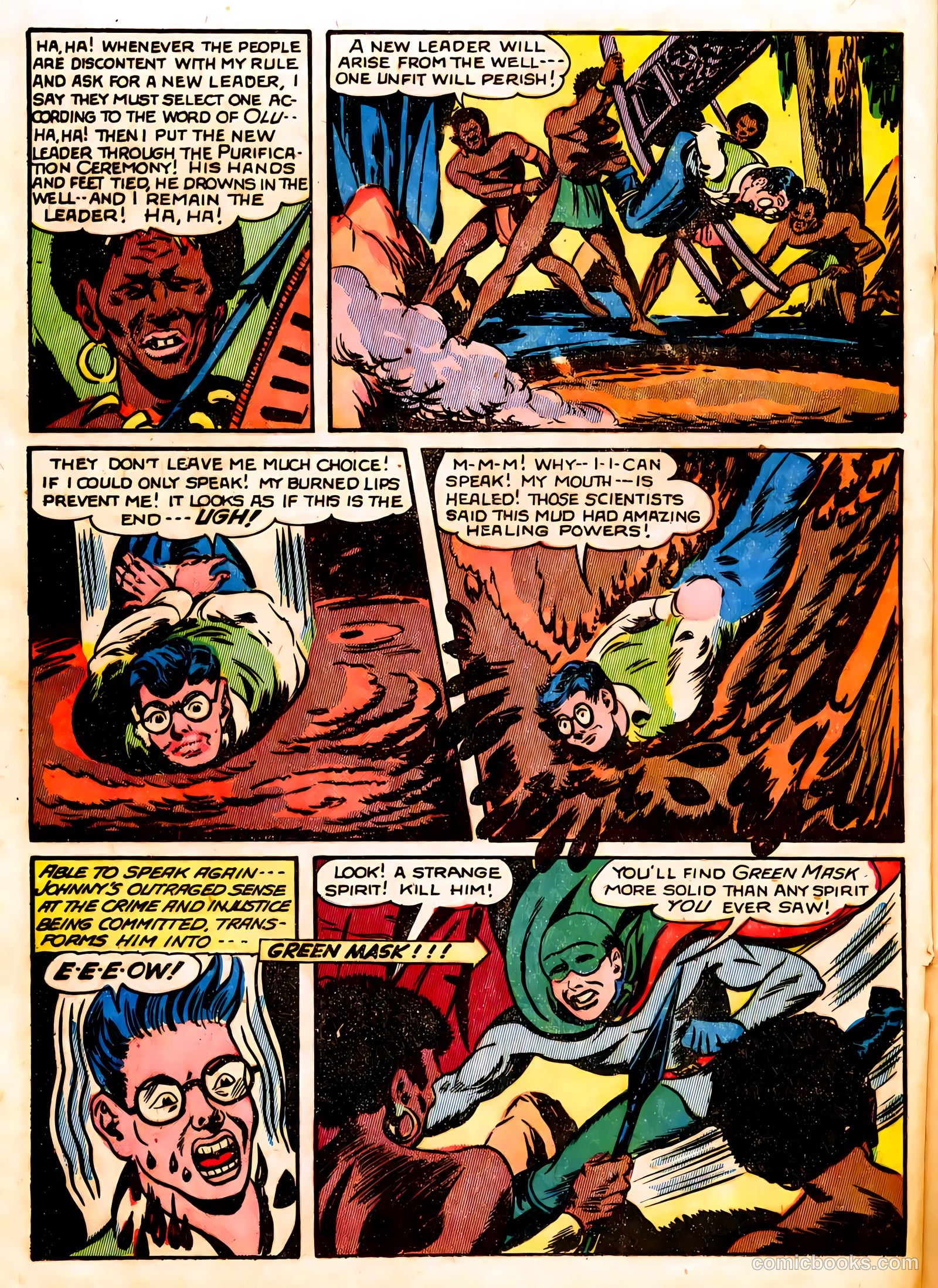 The Green Mask #1 — page 20 of 36