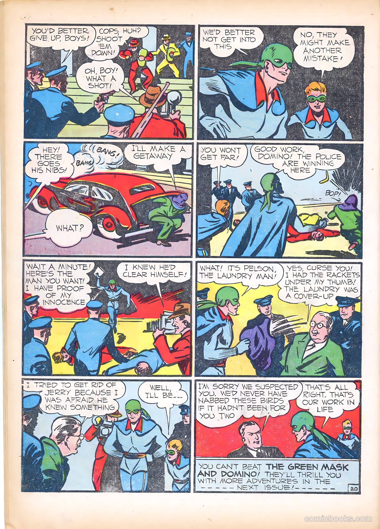 The Green Mask #3 — page 22 of 67