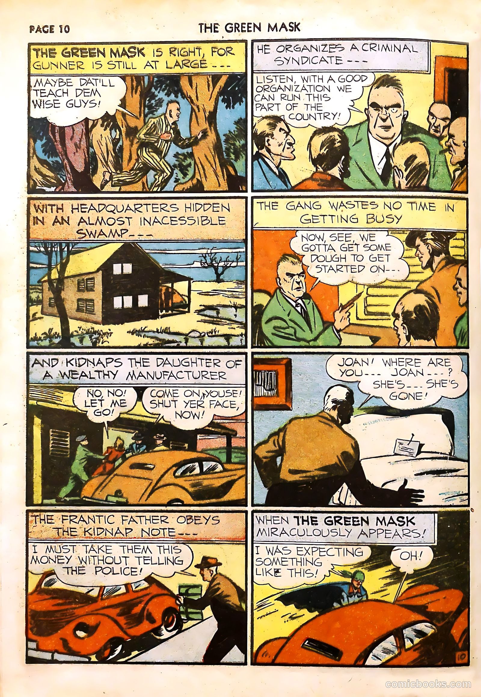 The Green Mask #4 — page 12 of 68