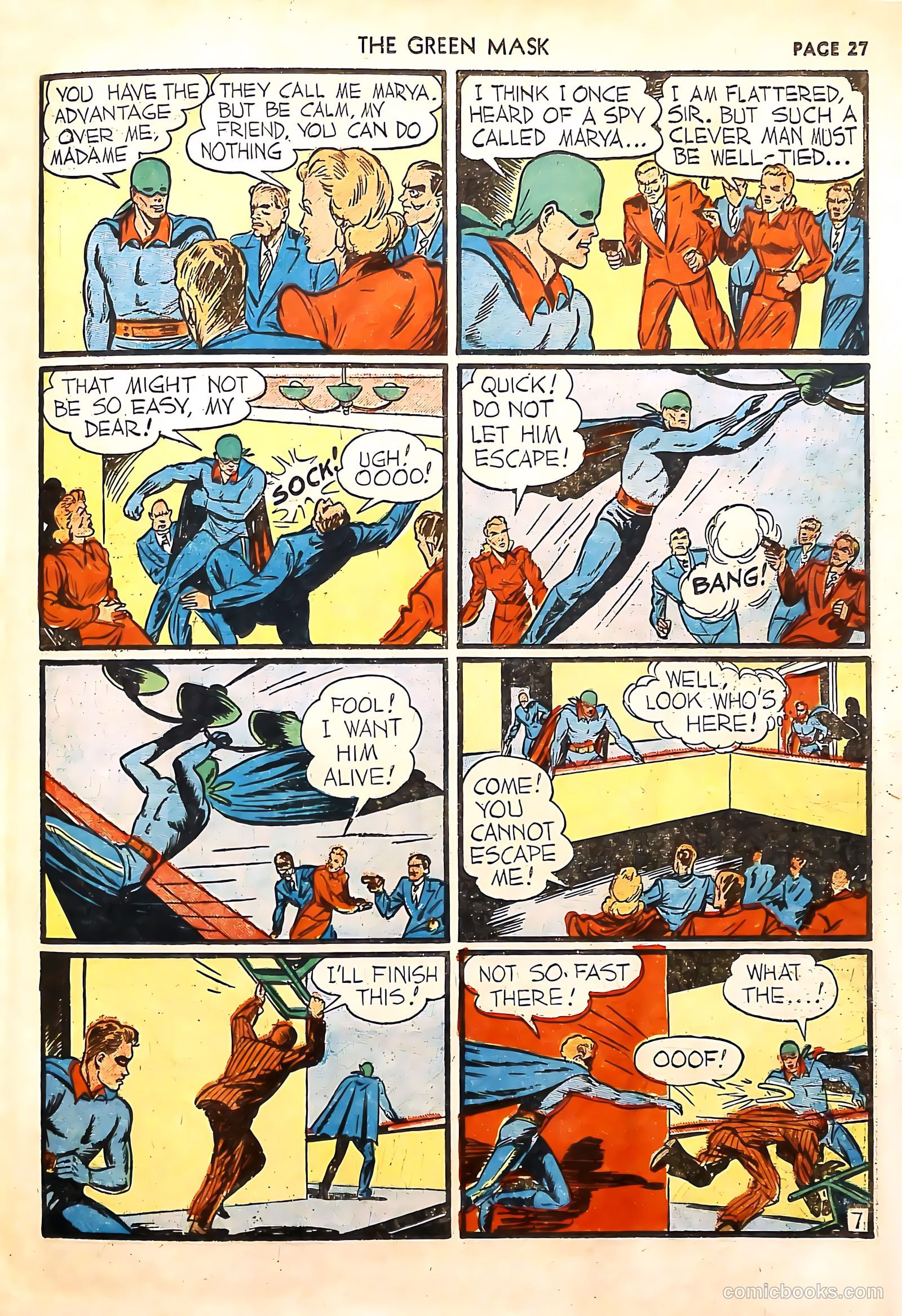 The Green Mask #4 — page 29 of 68