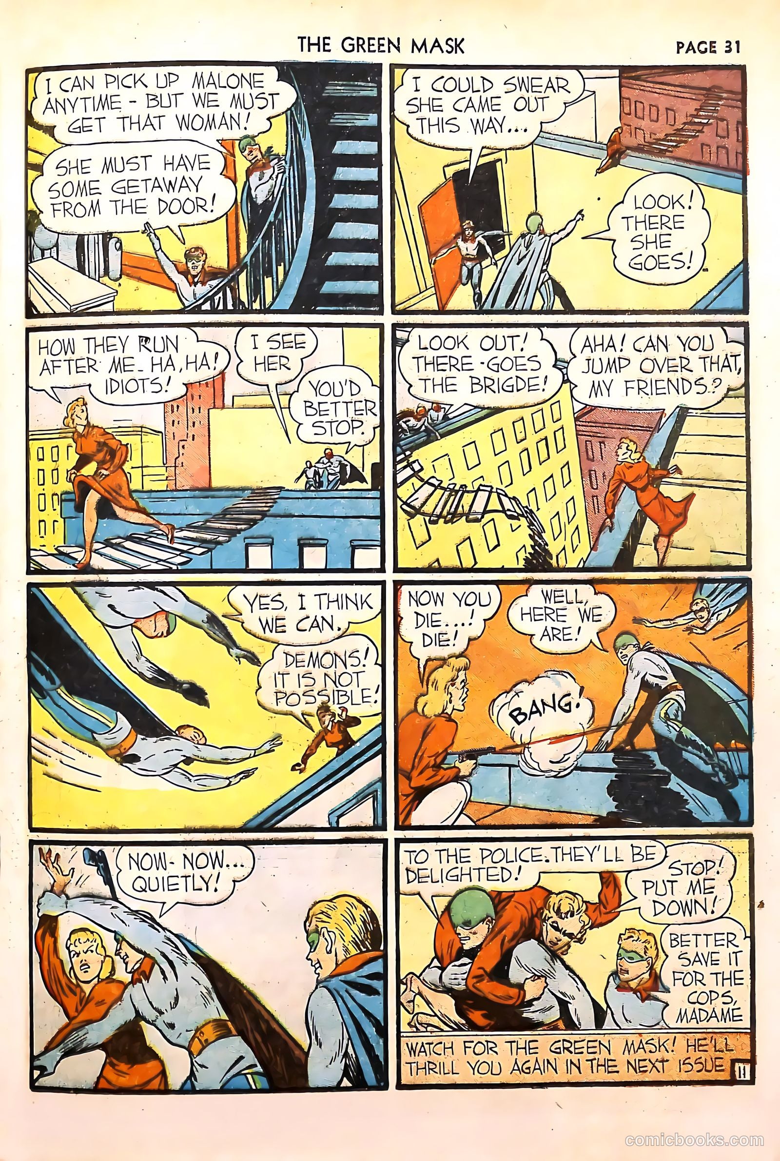 The Green Mask #4 — page 33 of 68