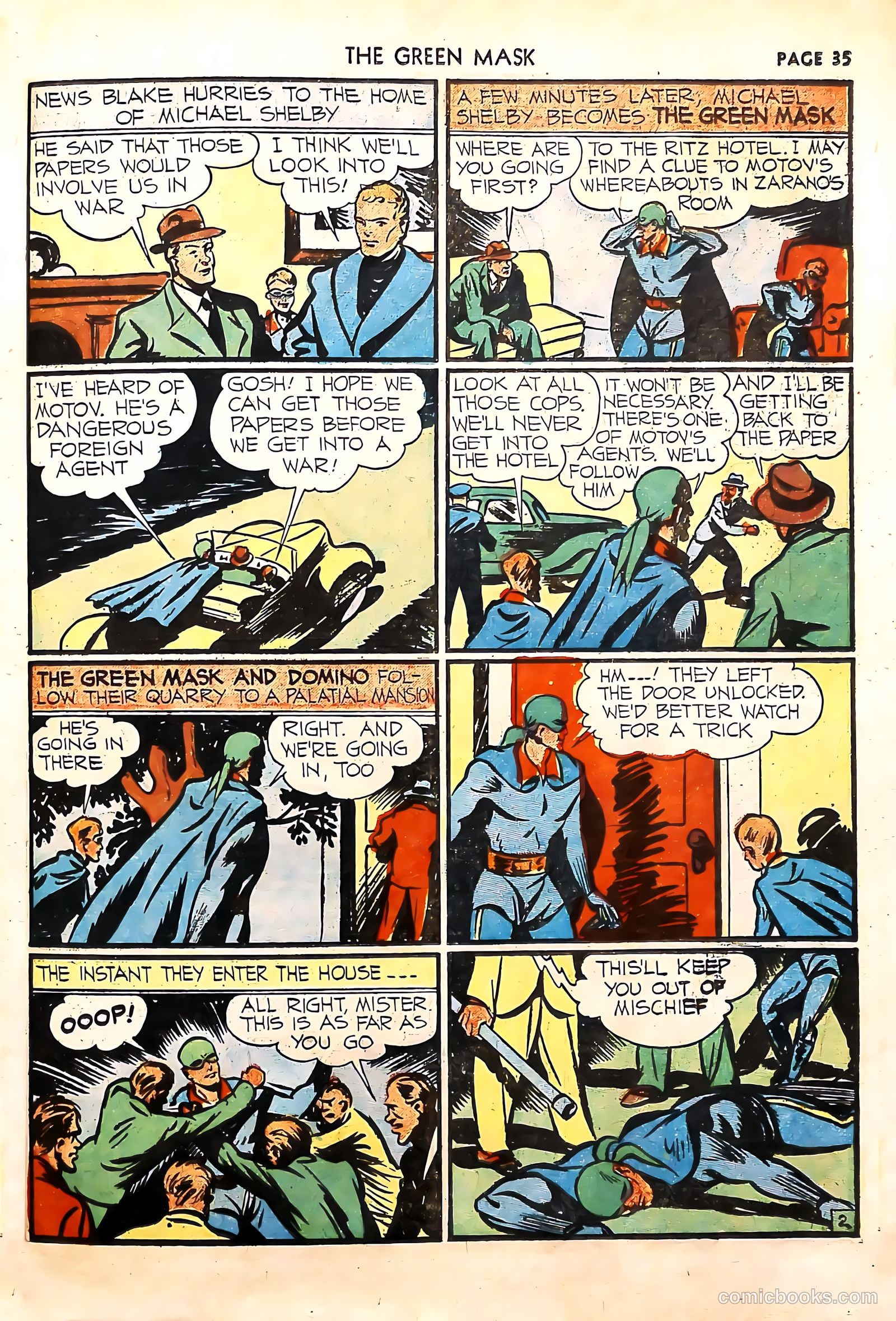 The Green Mask #4 — page 37 of 68