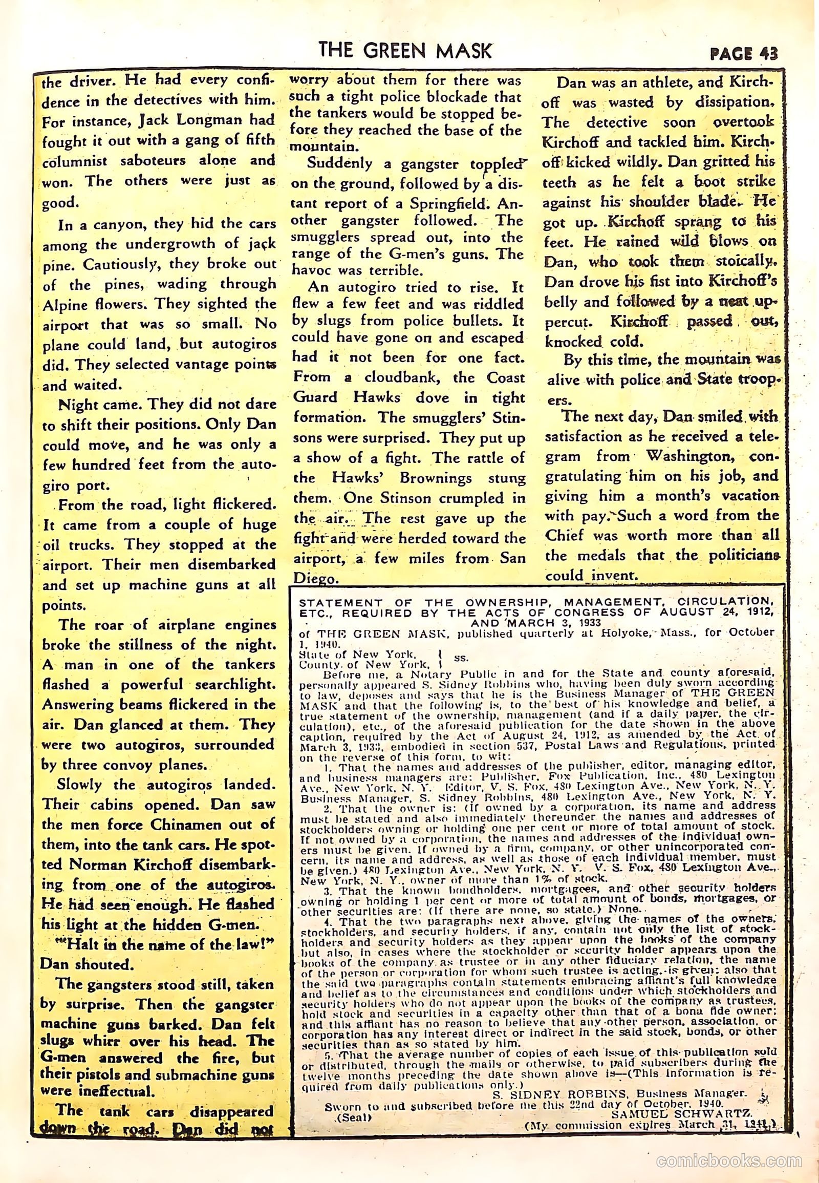 The Green Mask #4 — page 45 of 68