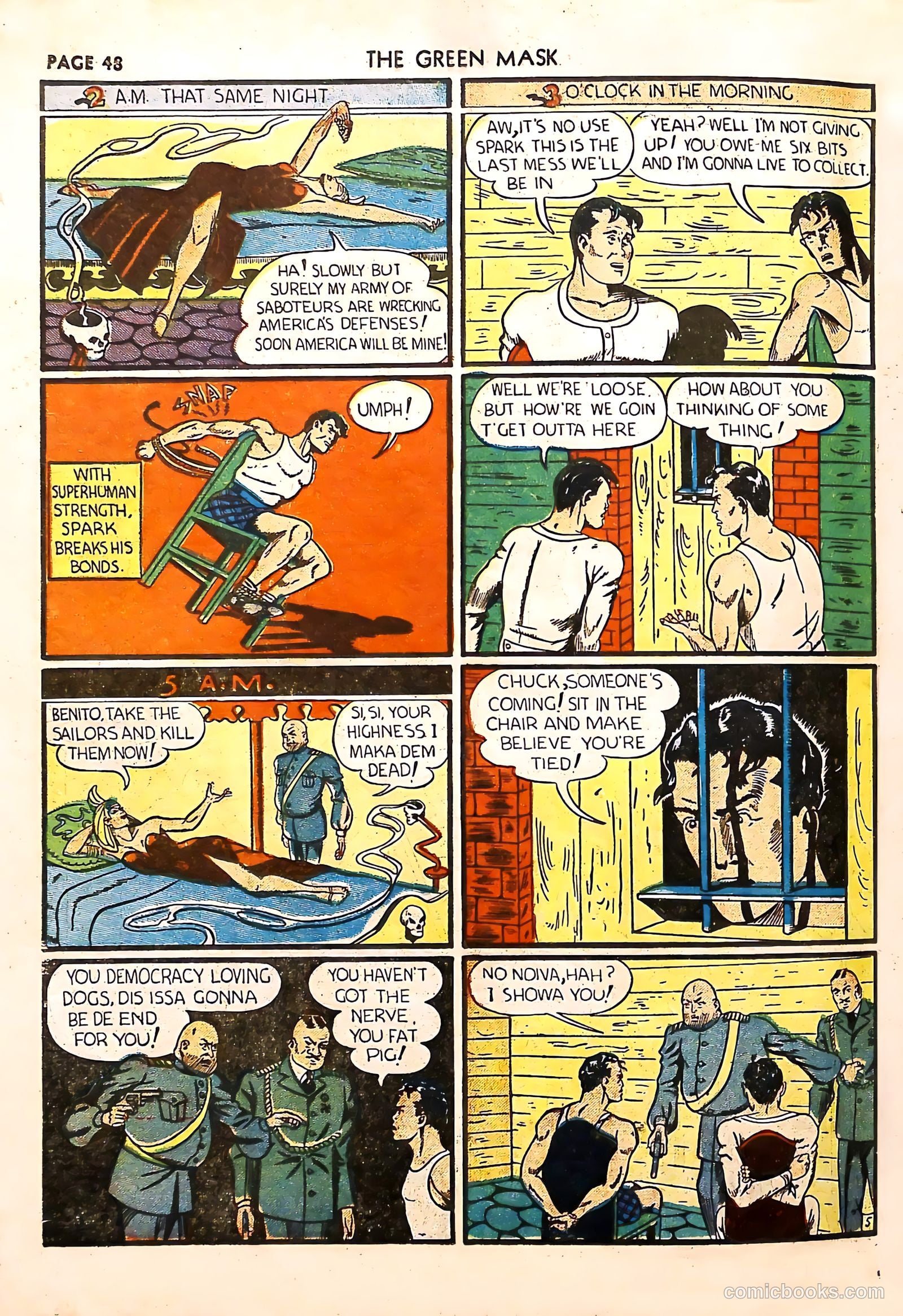 The Green Mask #4 — page 50 of 68