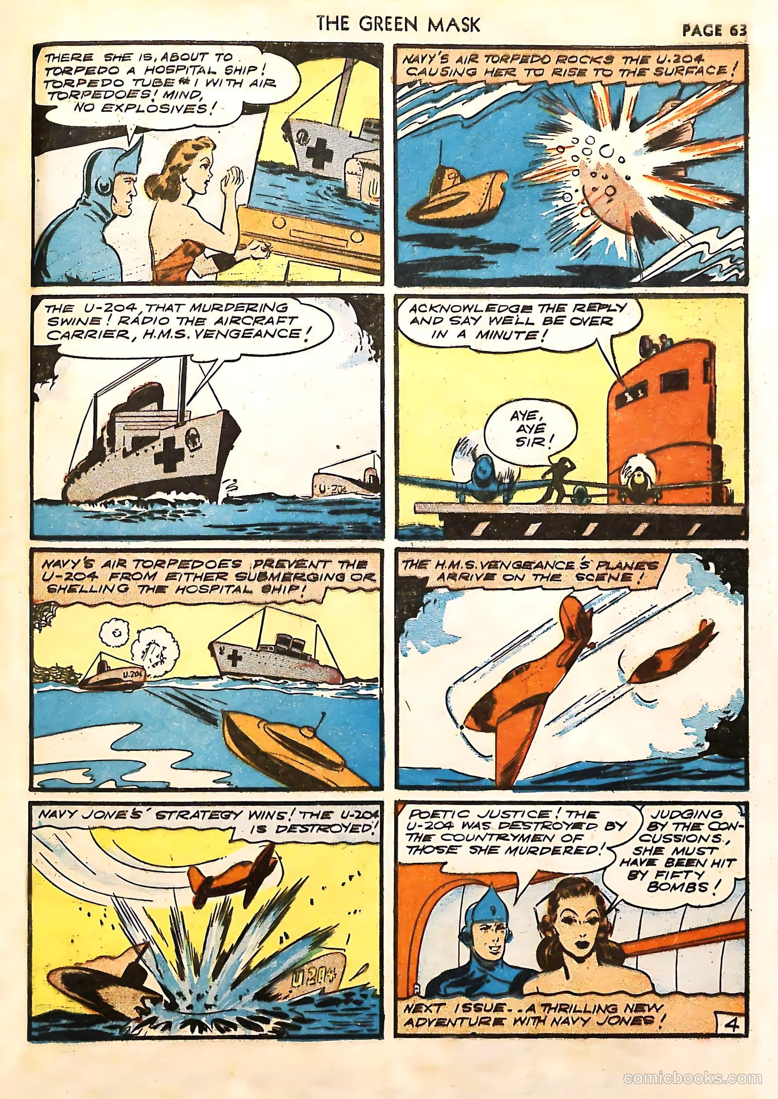 The Green Mask #4 — page 65 of 68