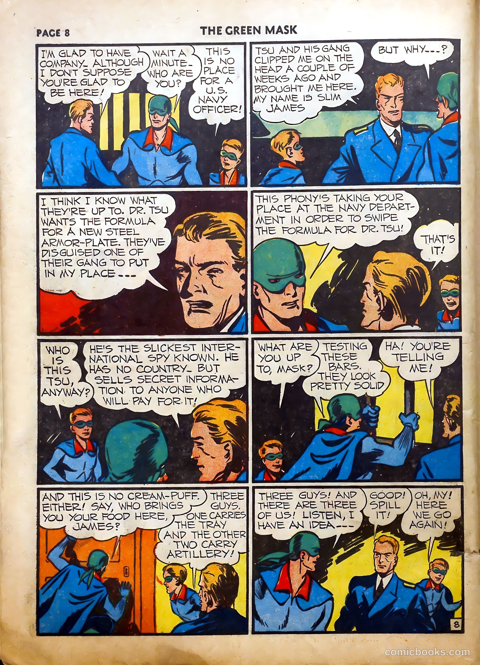 The Green Mask #5 — page 9 of 66