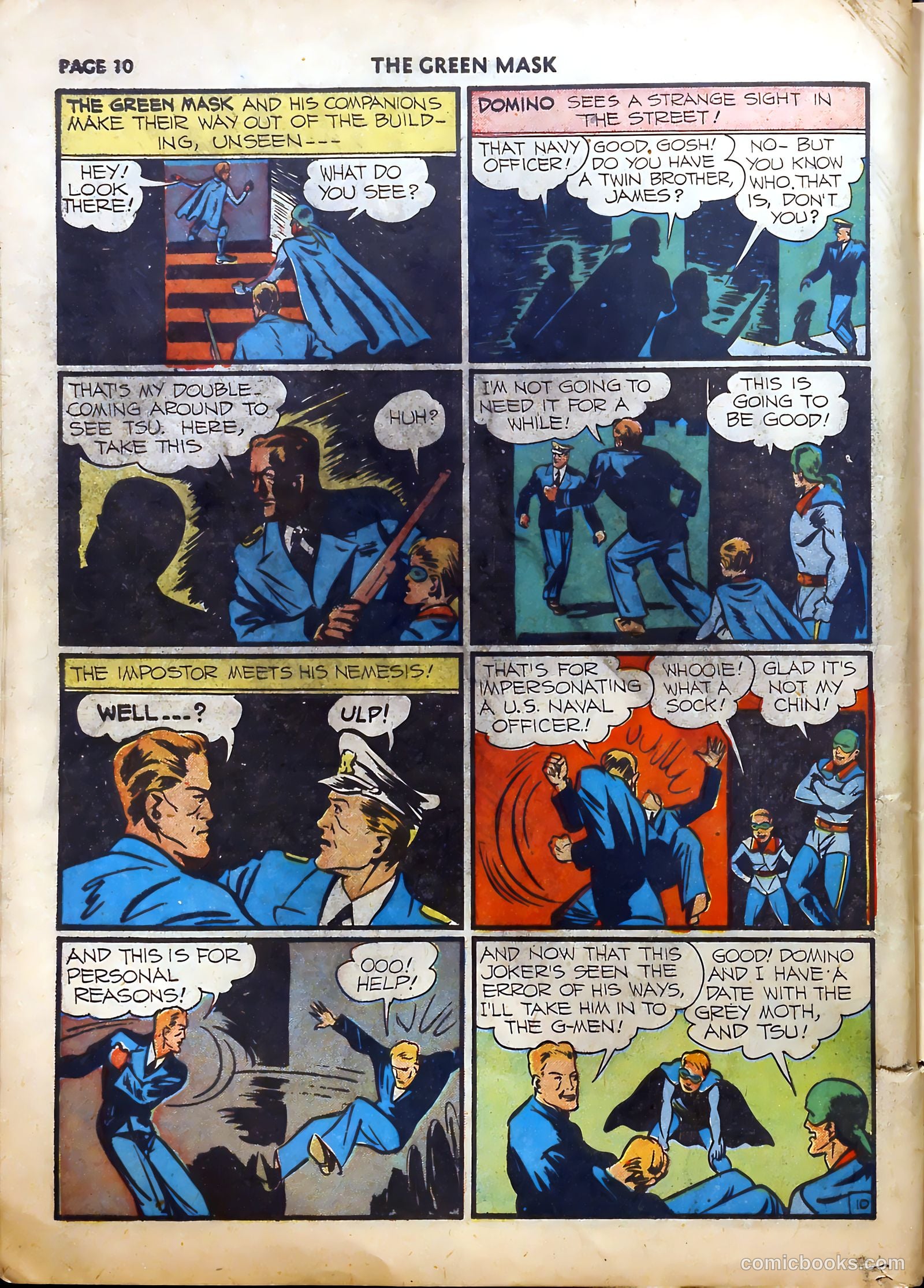 The Green Mask #5 — page 11 of 66