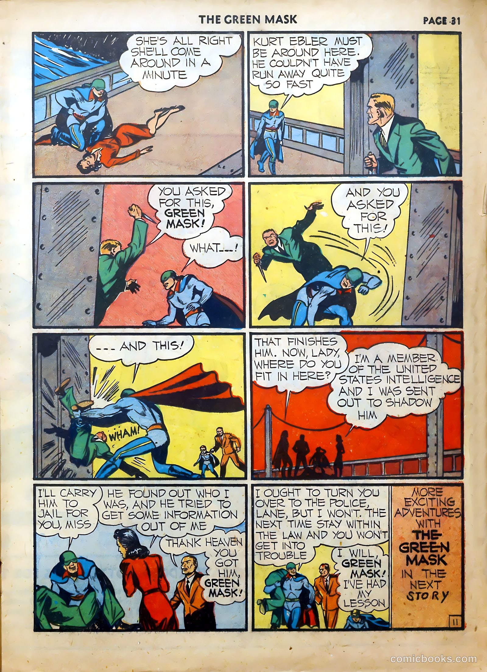 The Green Mask #5 — page 32 of 66