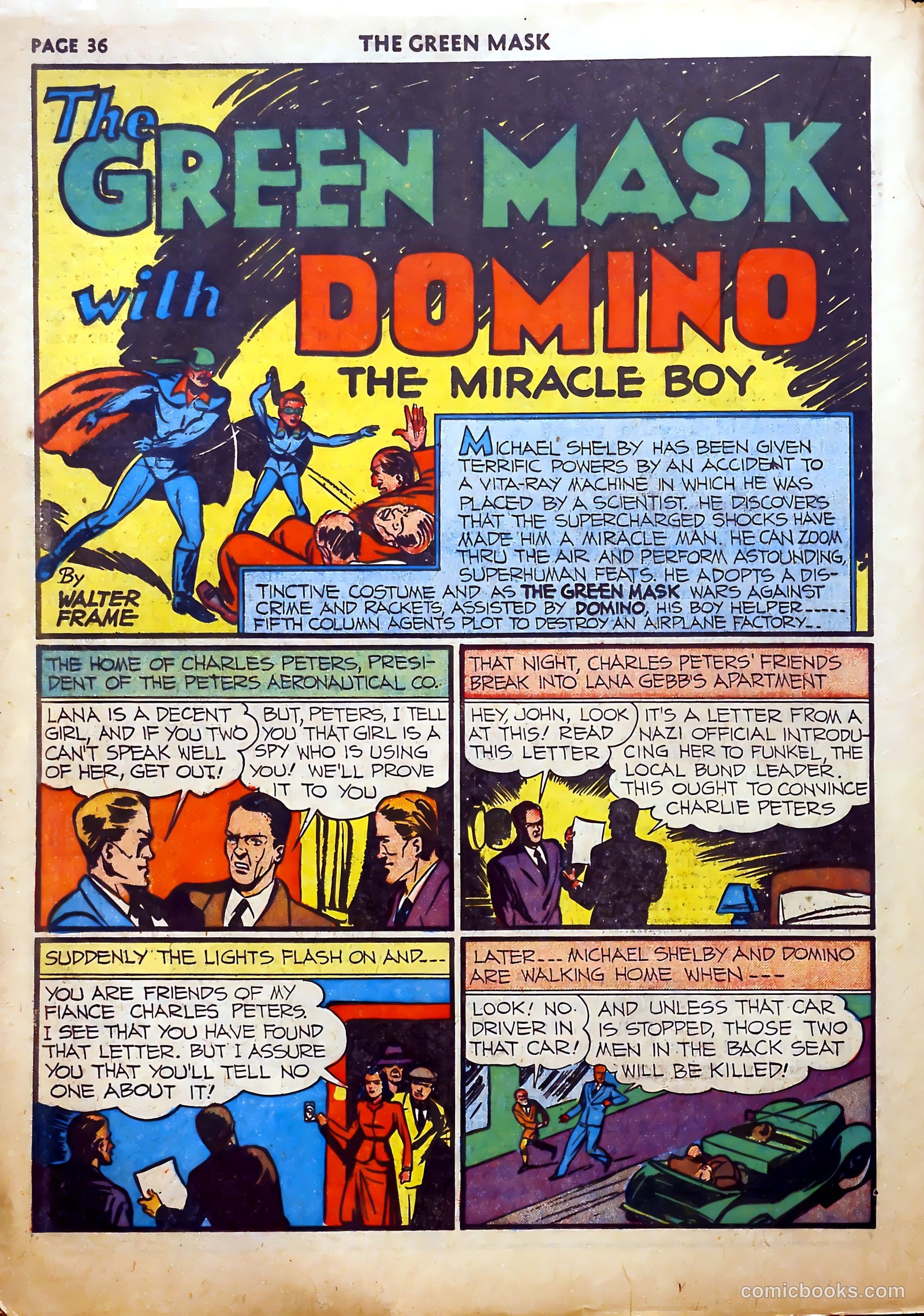 The Green Mask #5 — page 36 of 66