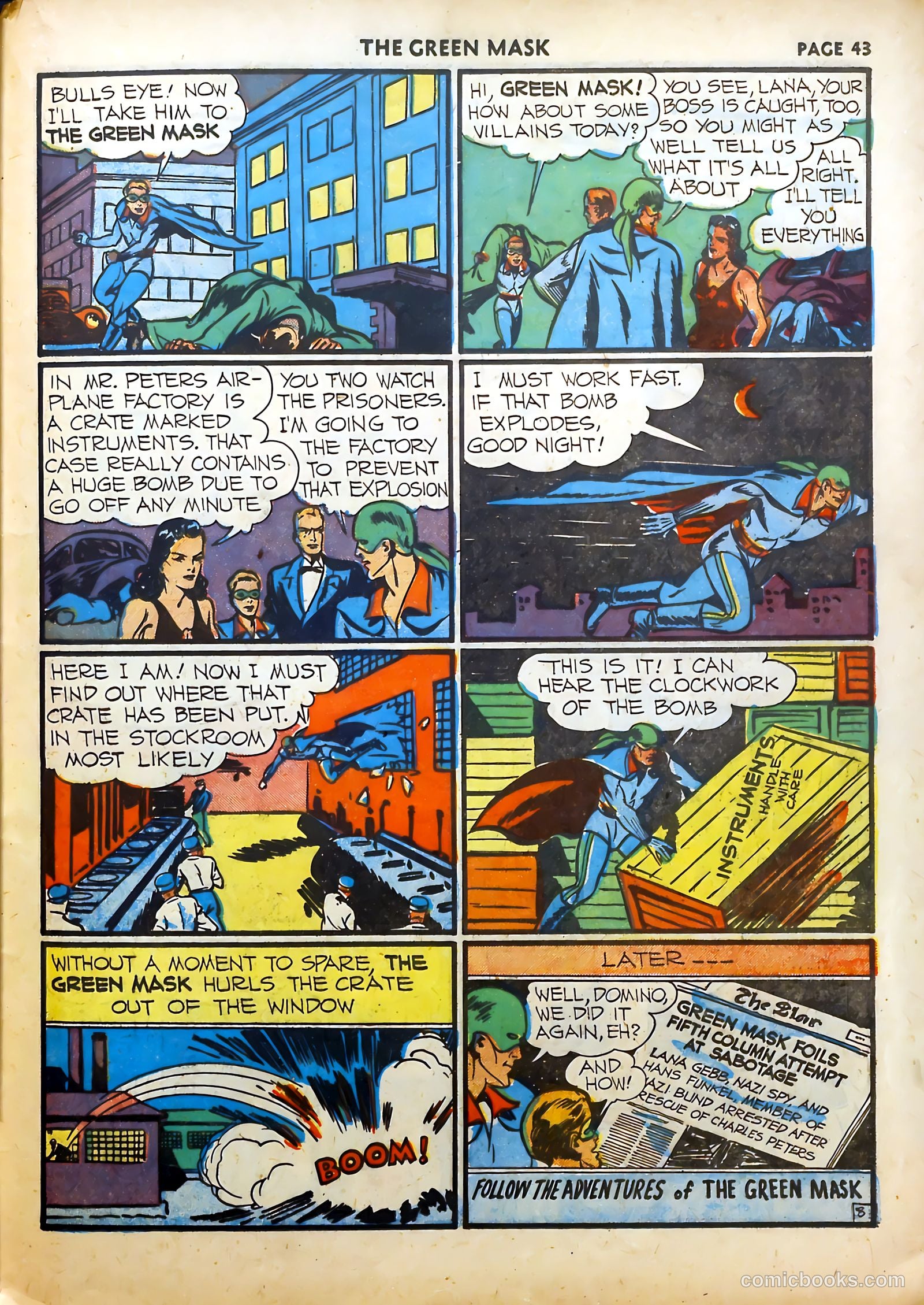The Green Mask #5 — page 43 of 66