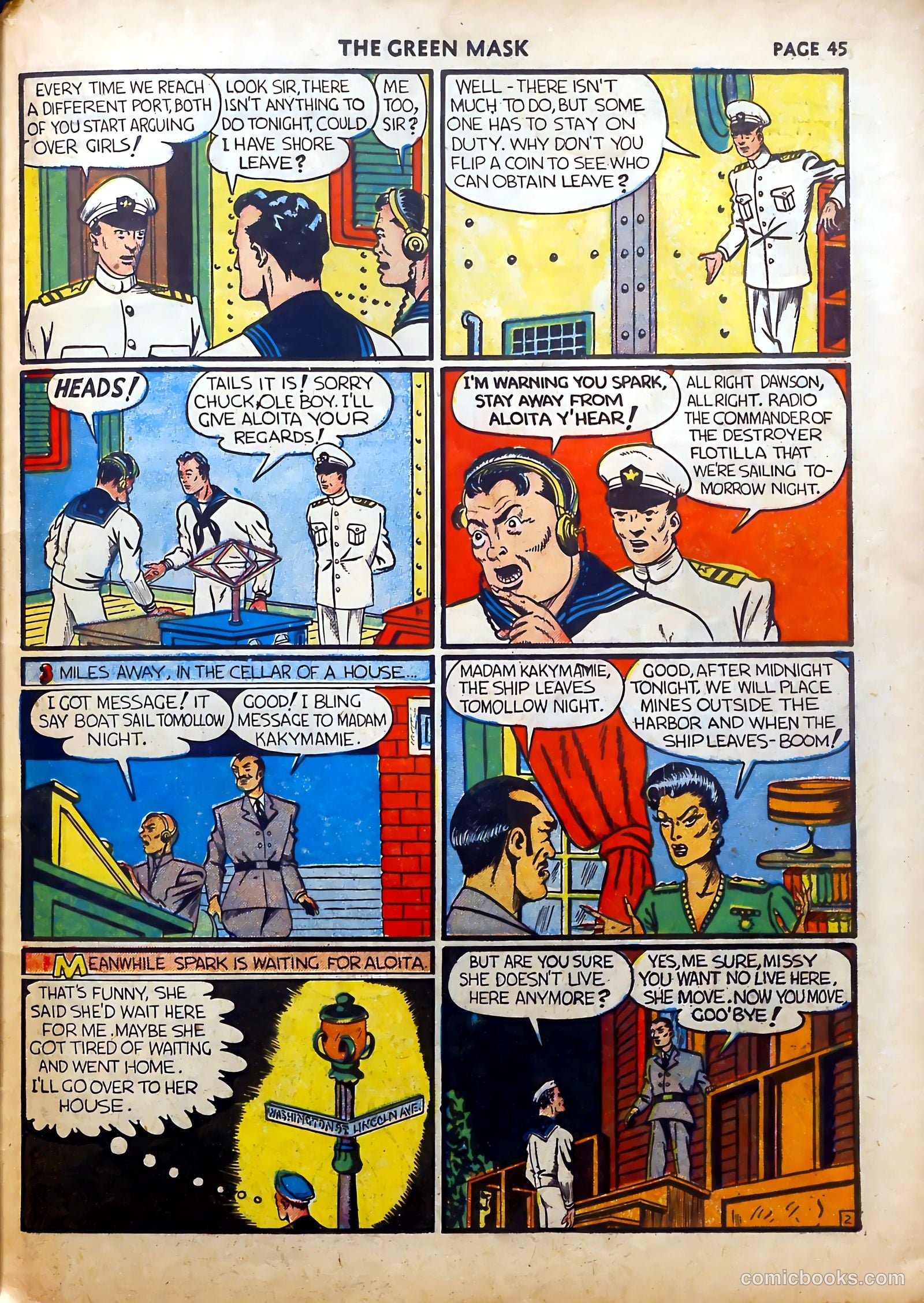 The Green Mask #5 — page 45 of 66