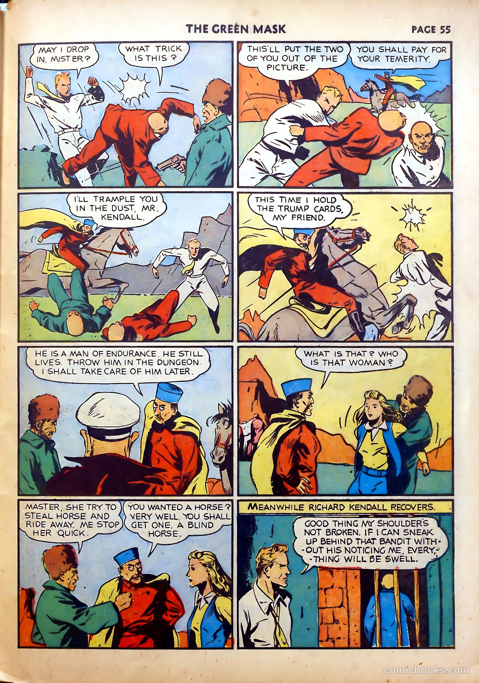 The Green Mask #5 — page 55 of 66