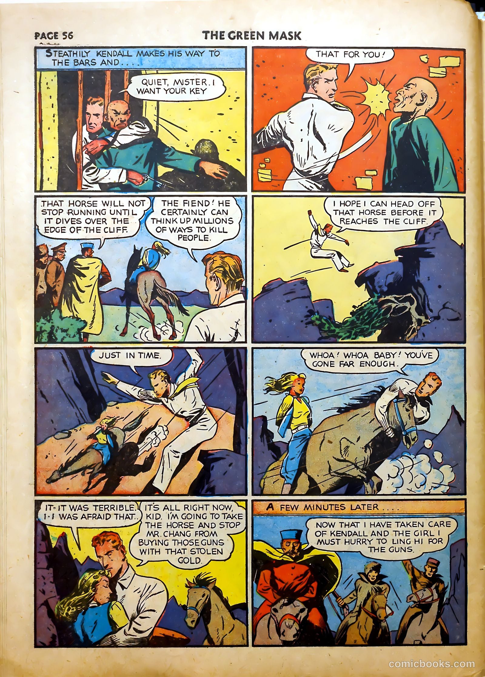 The Green Mask #5 — page 56 of 66