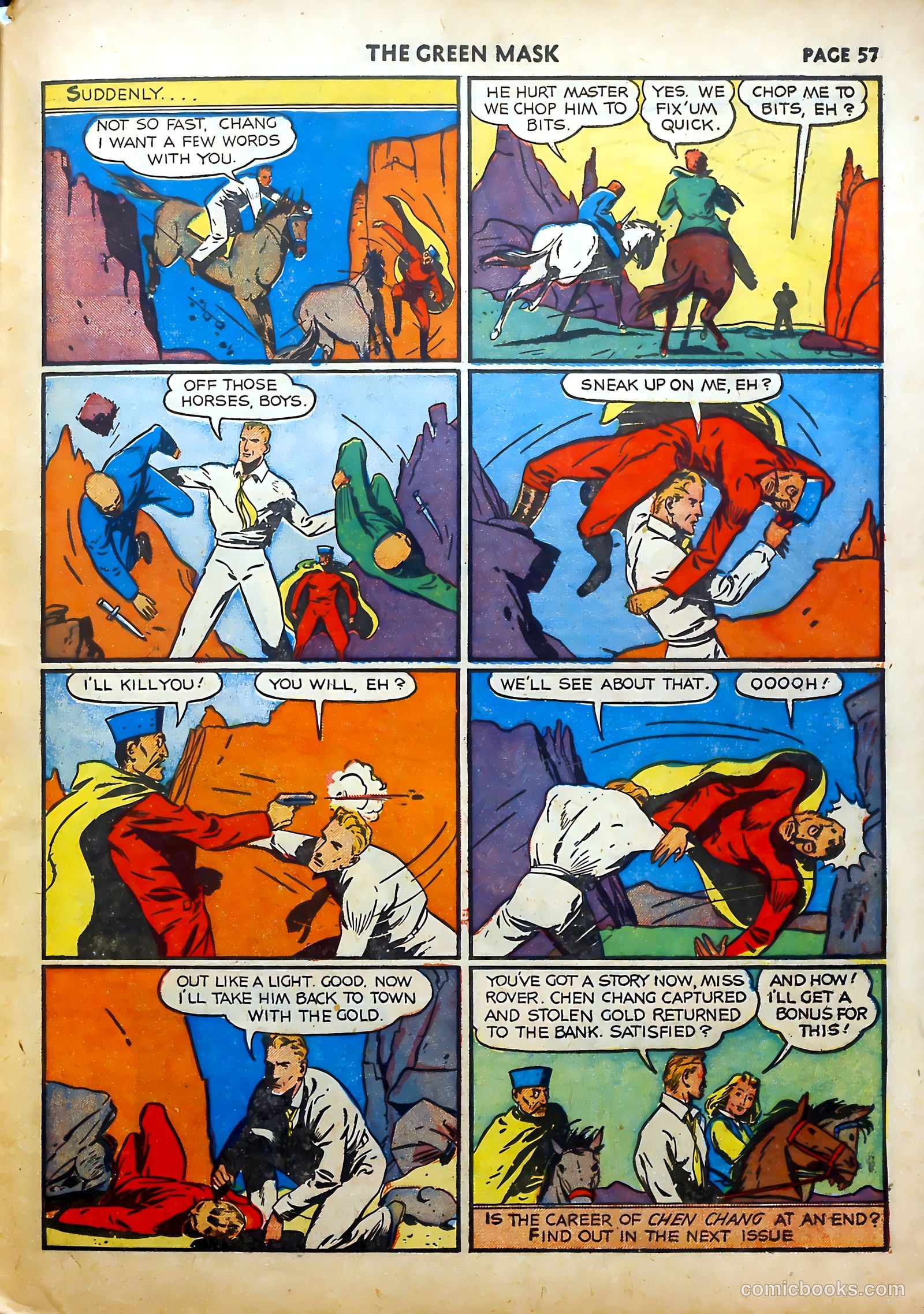 The Green Mask #5 — page 57 of 66