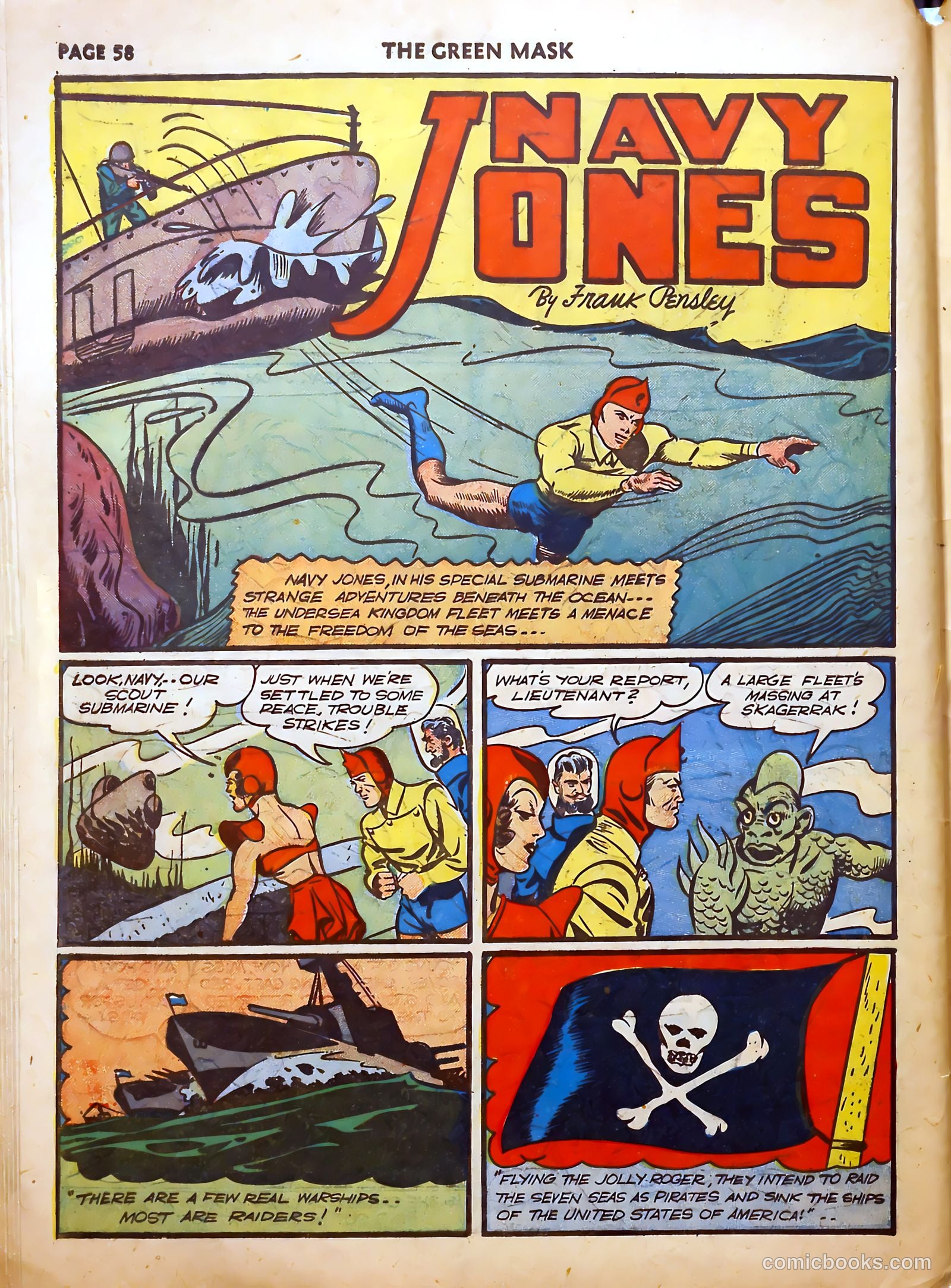 The Green Mask #5 — page 58 of 66
